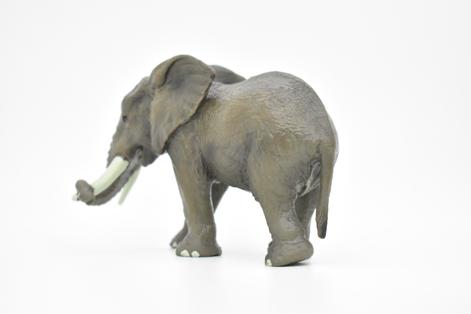 Elephant Toy, African, Model, Figure, Educate, Realistic Rubber Reproduction 6″
