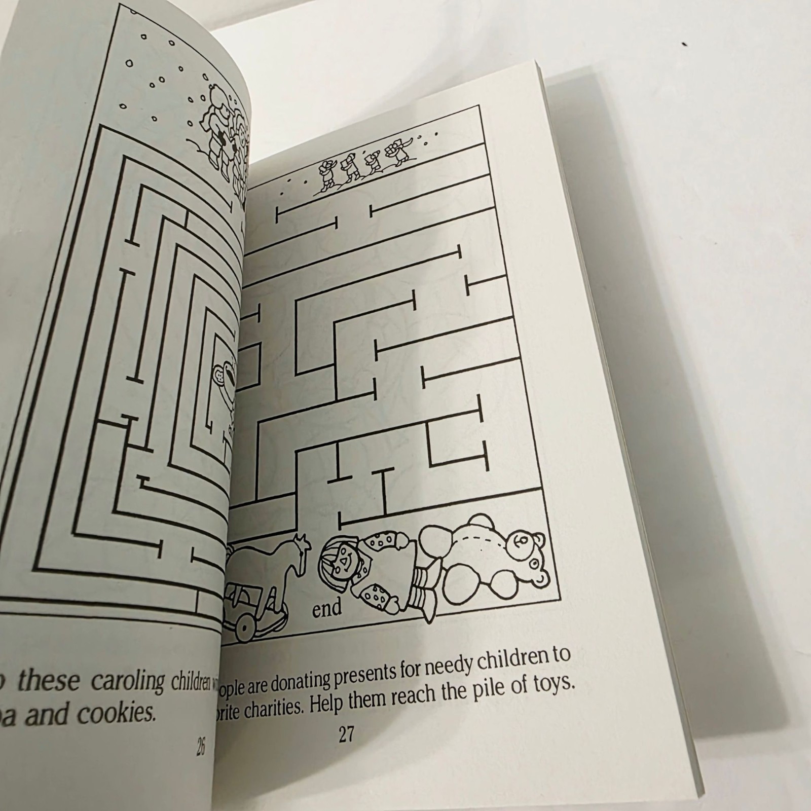 3 Vtg Dover Little Activity Books Christmas Mazes Garden Fairies Coloring Book