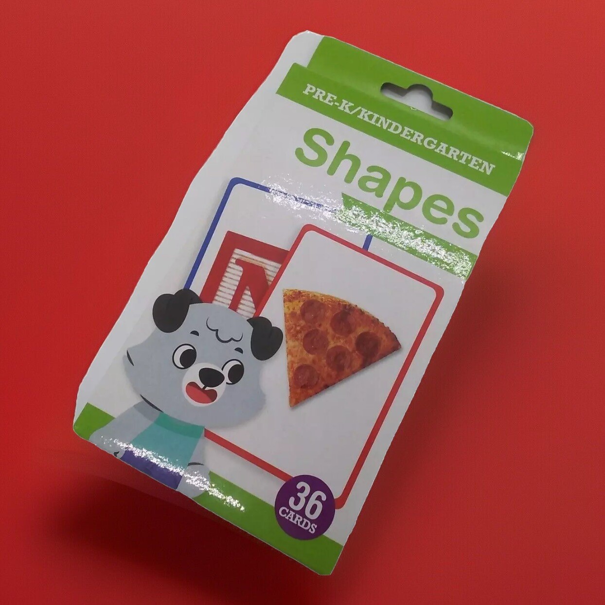Flash Cards Shapes Colors 36 Count Pre-K Kindergarten Educational Learning Tool