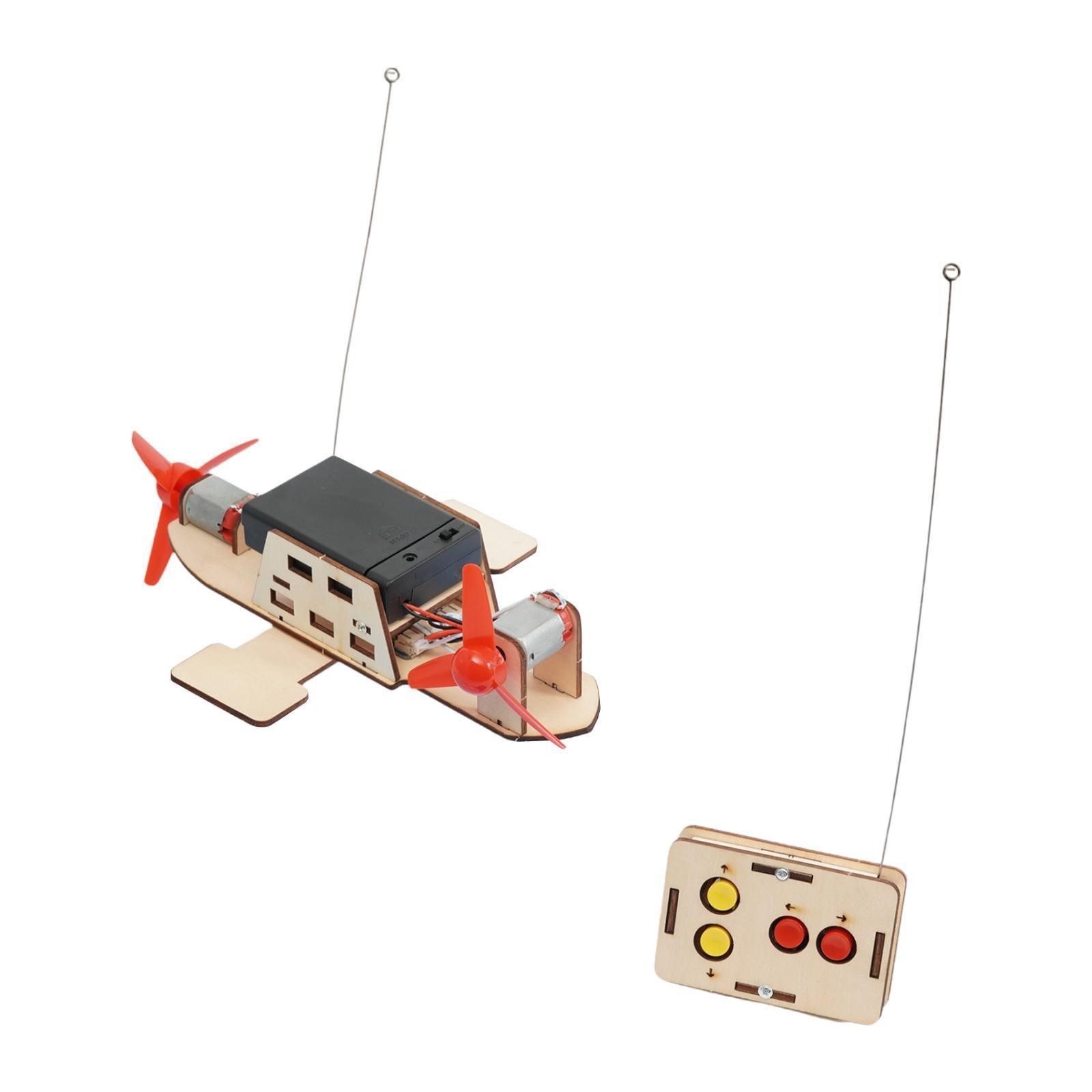 DIY RC Boat Kit Stem Learning Craft Set Science Project Kit