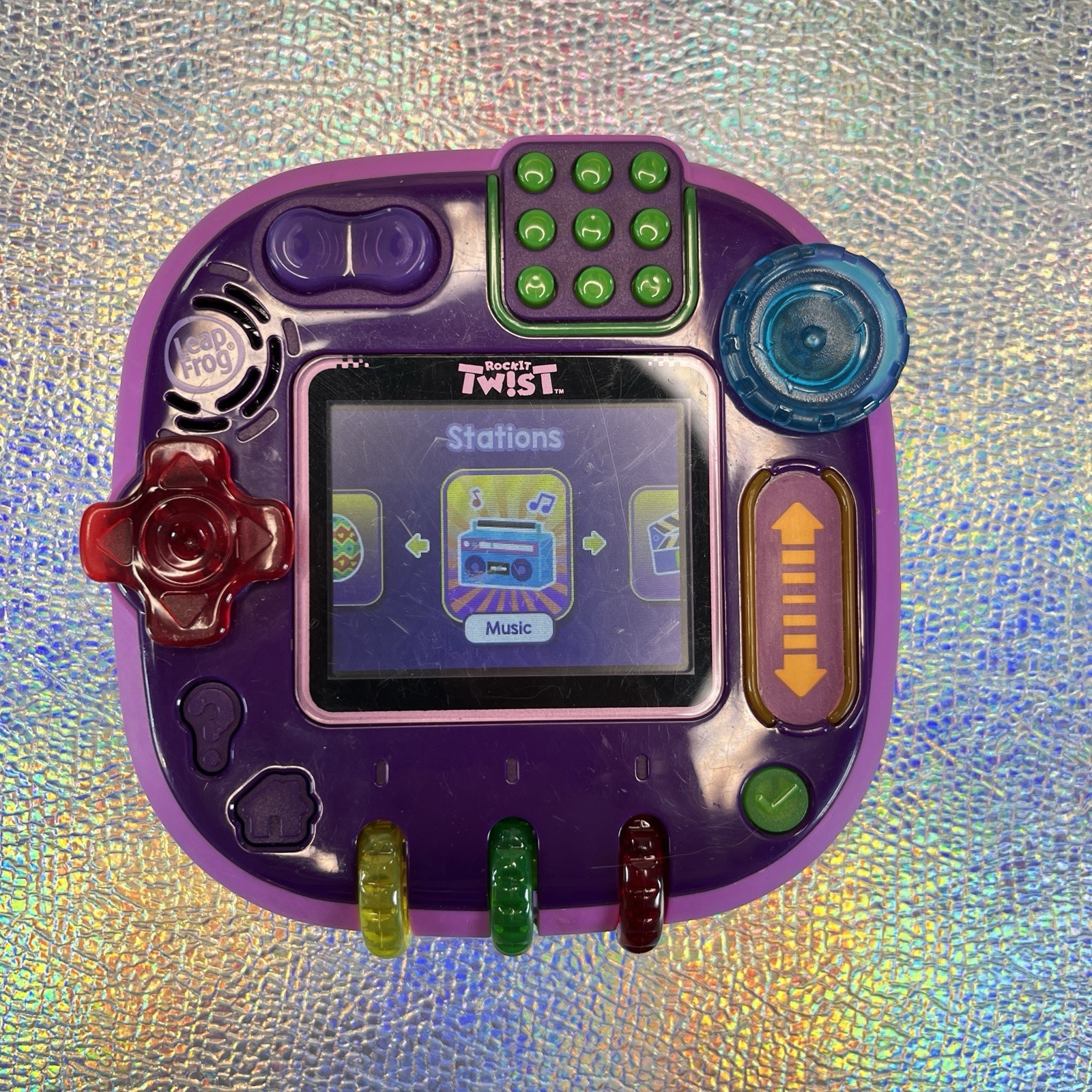 *Scratches, No Charger* Leap Frog Rockit Twist Portable Educational Game