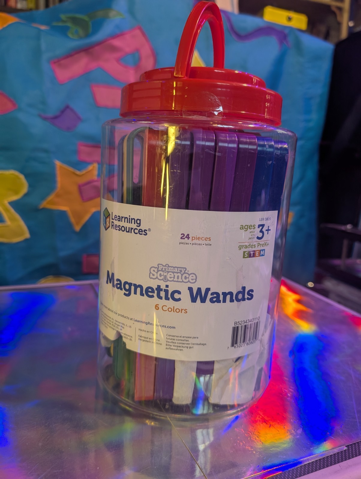 Learning Resources Magnetic Wands Set of 24 LER0805 Science Bingo Wand