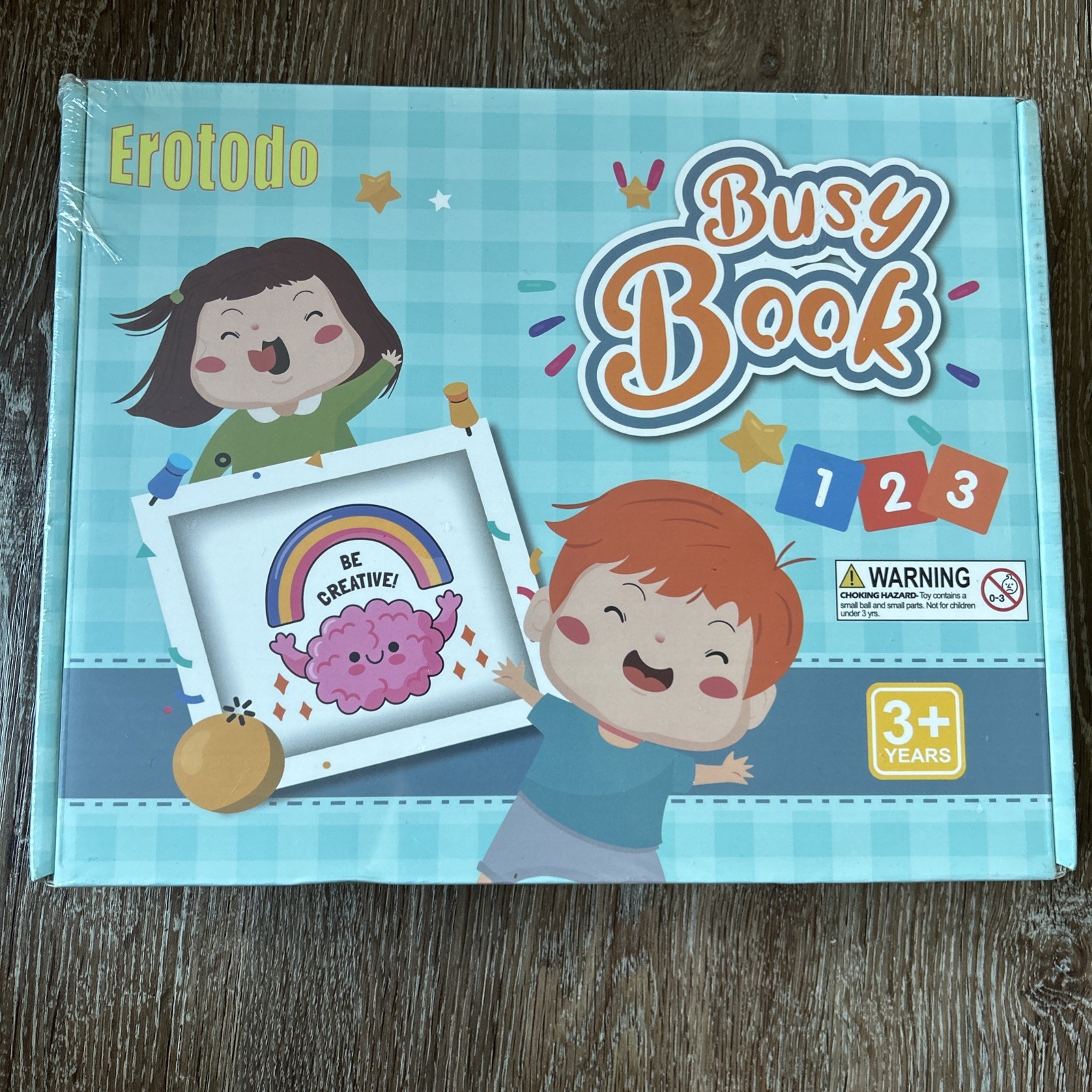 Erotodo Busy Book for Kids Montessori Toys for Toddlers 17 Themes NEW and Sealed