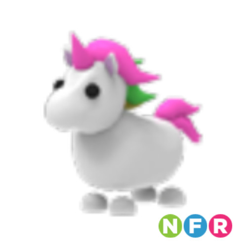 Neon Fly Ride NFR Unicorn I Adopt From Me I Cheap & Fast