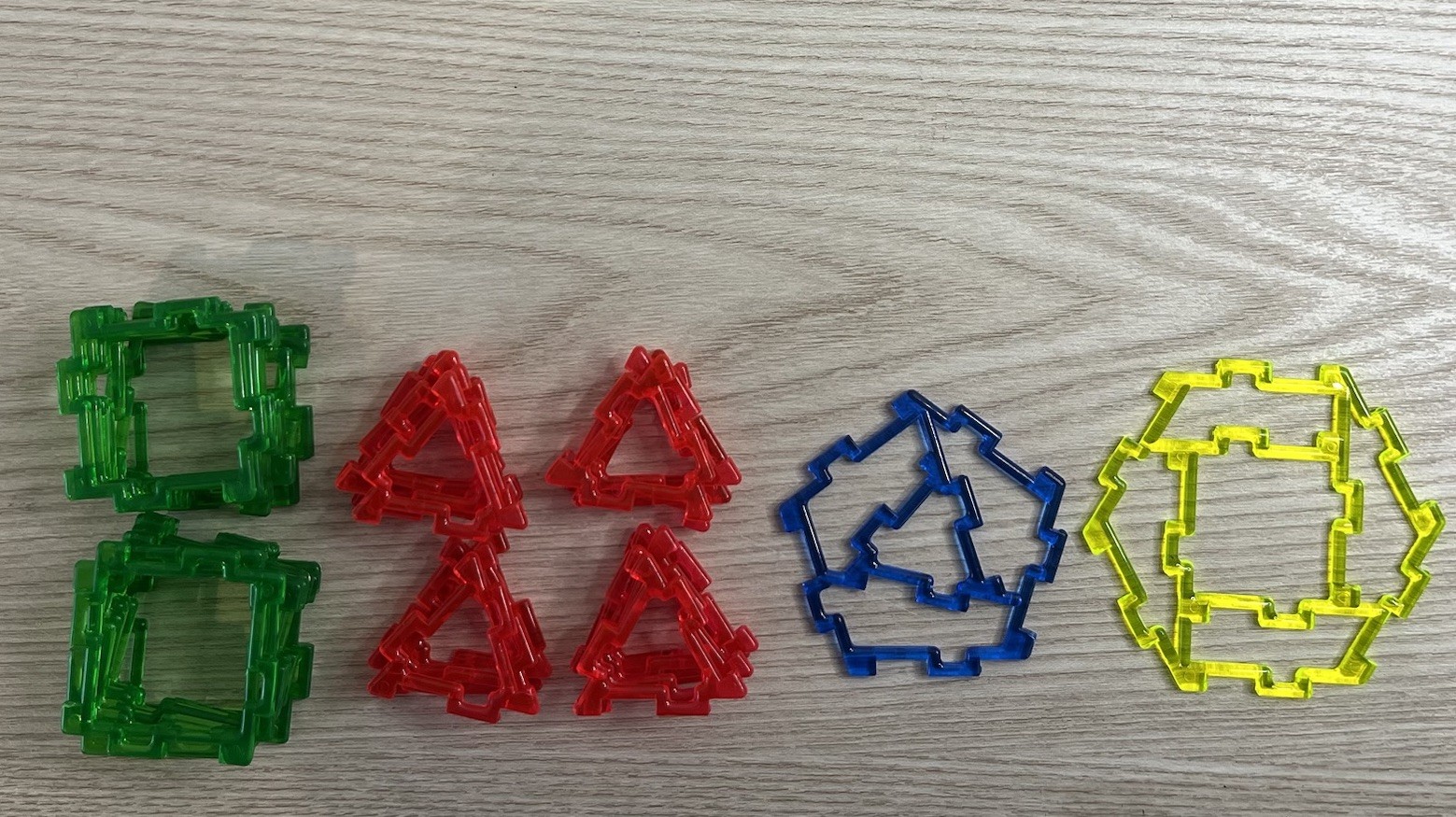 Mini GeoFix Building Toy STEM Snap Together Shapes Construction Learn 50+ Pieces