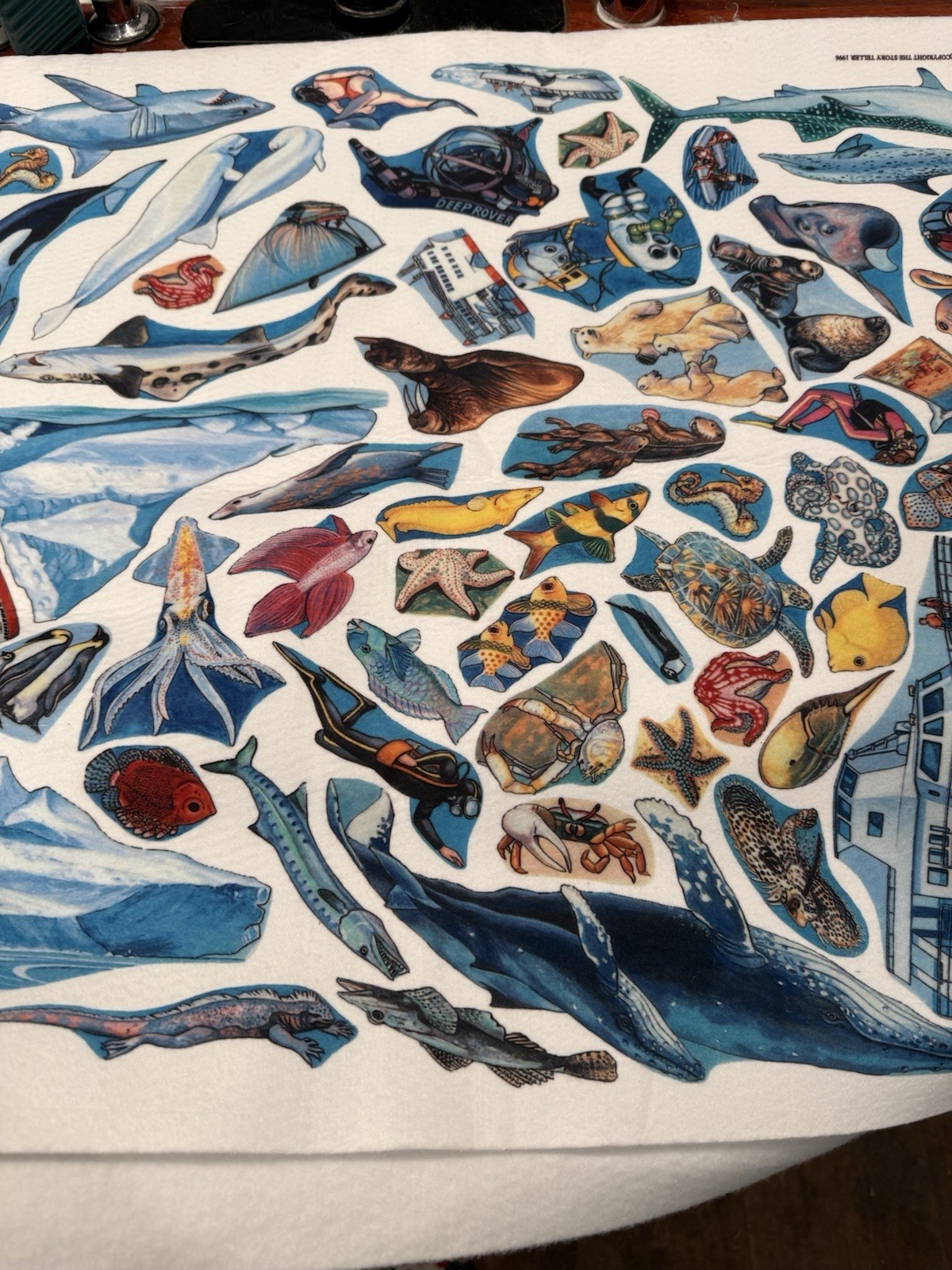 New Felt Board Story Telling Under the Sea 1996 Teacher educational Toy