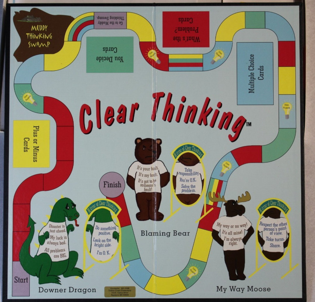 Homeschool Franklin Learning System Clear Thinking Gr 2-5 Interactive Board Game