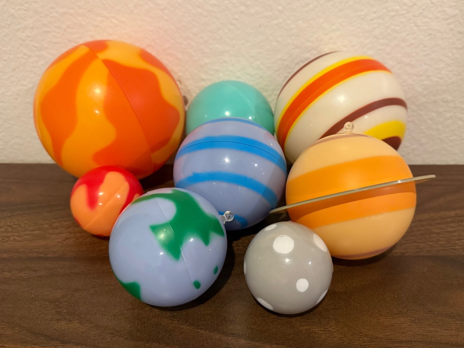 Used 3D Solar System Hanging Kit – Sun + 7 Planets Ceiling Display (No Wire)
