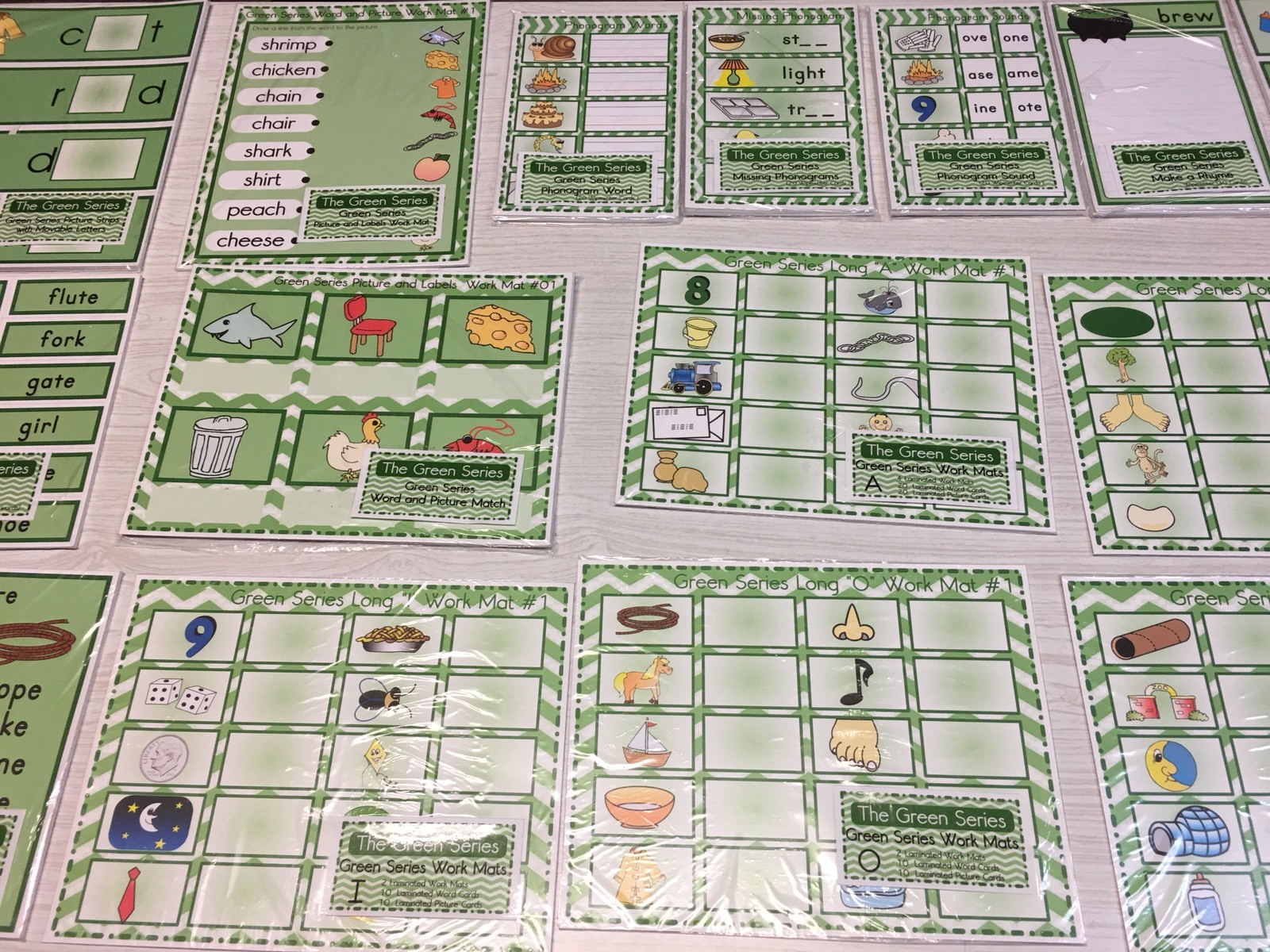 The Pink, Blue & Green Series – all 3 Language Kits Montessori (PRINTED) 500 pgs