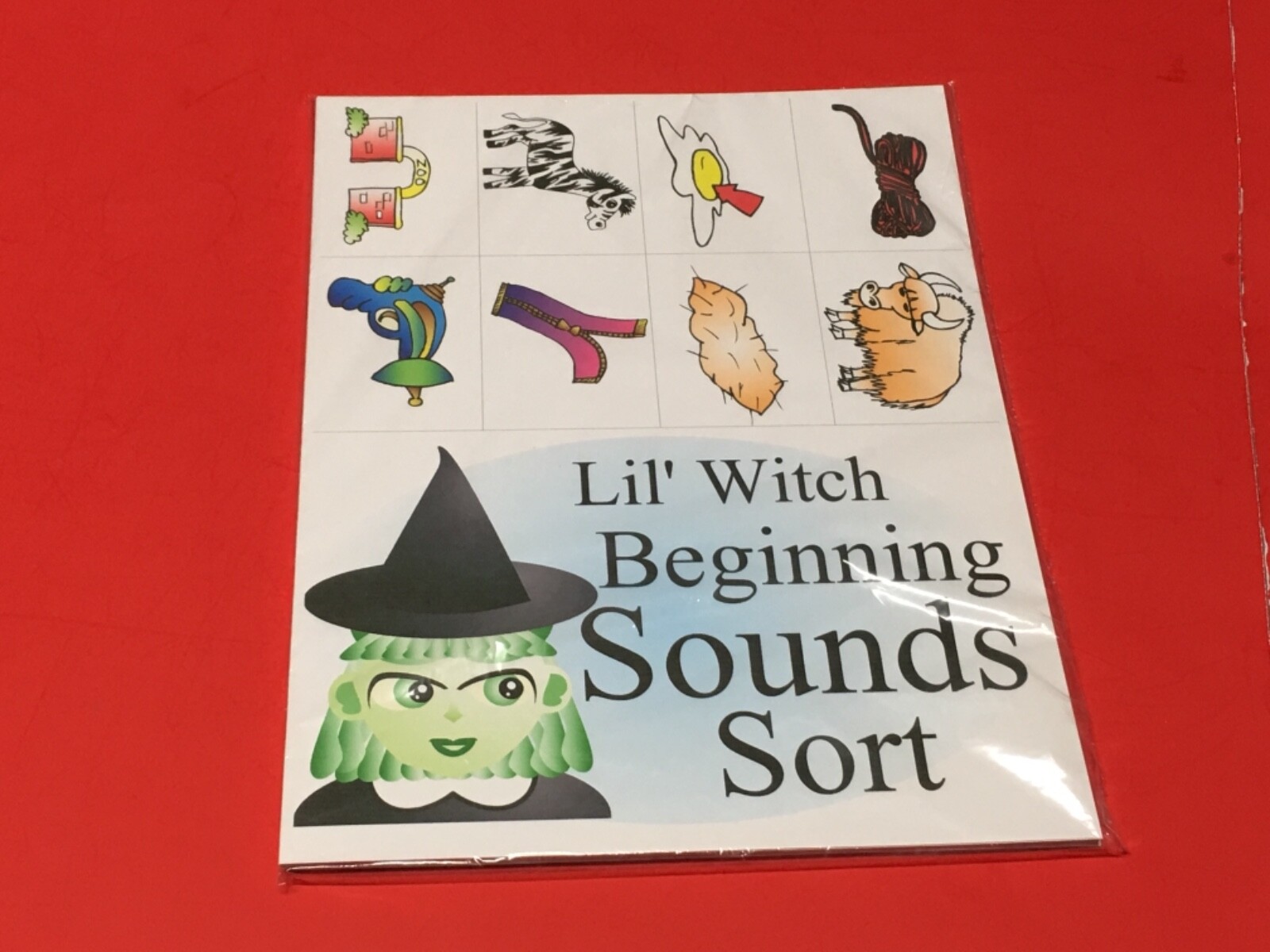 Lil’ Witch’s Beginning Sound Sort – DIY PRINTED KIT