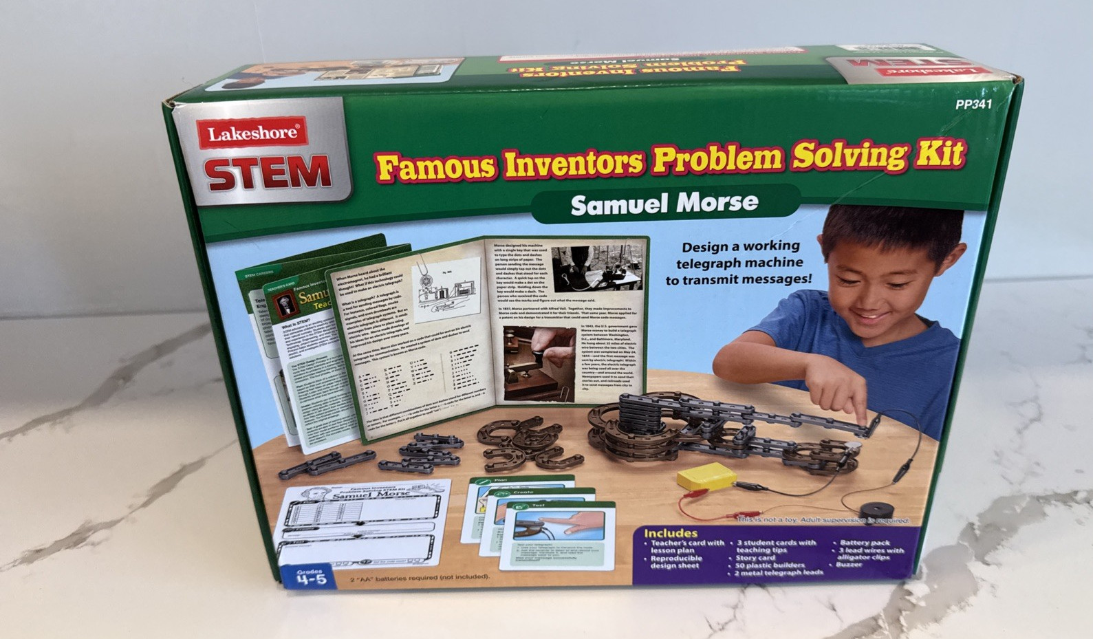 Lakeshore STEM Famous Inventors Problem Solving Kit Samuel Morse READ