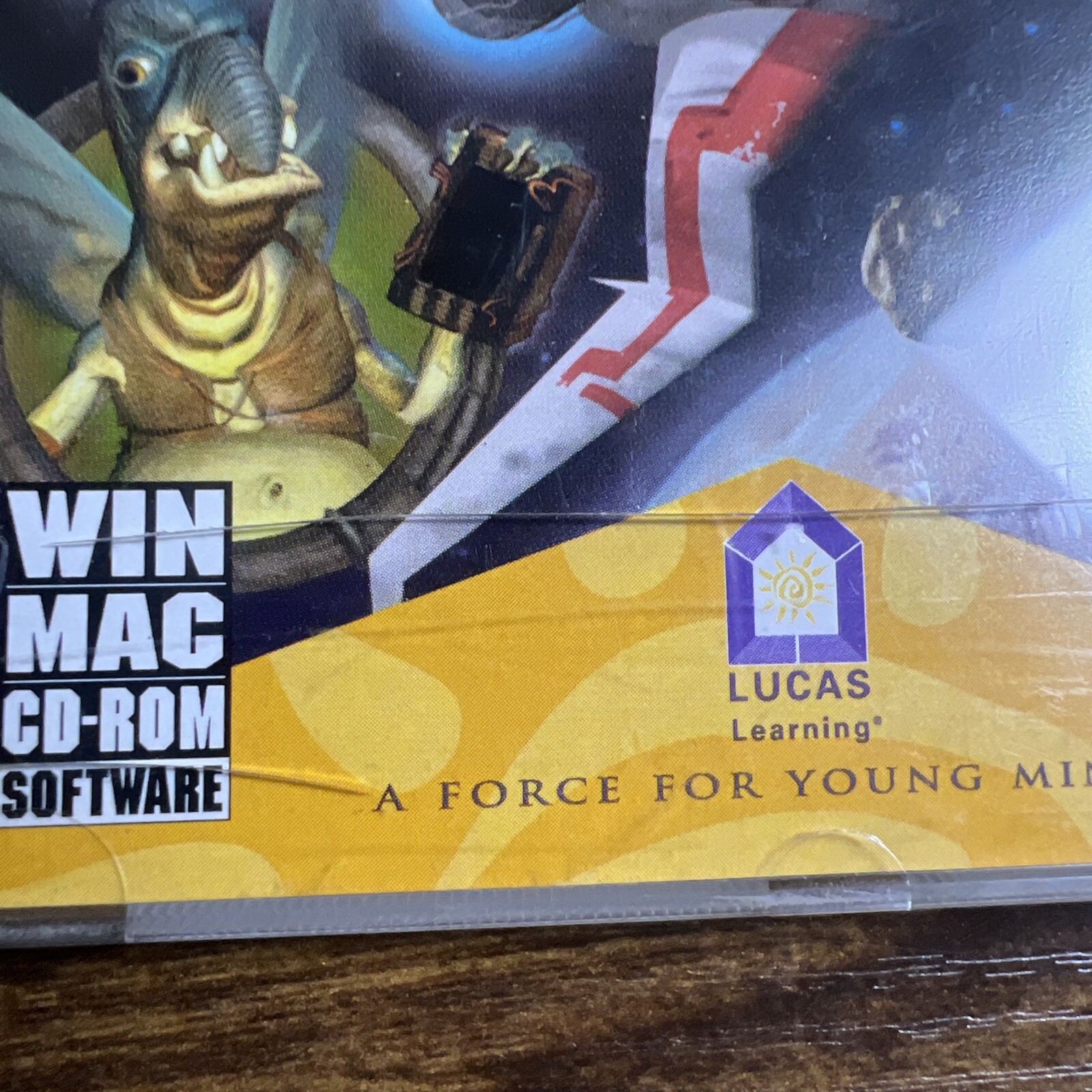 Star Wars Math Jabbas Game Galaxy PC CD ROM Computer Game Windows 98 XP Vintage