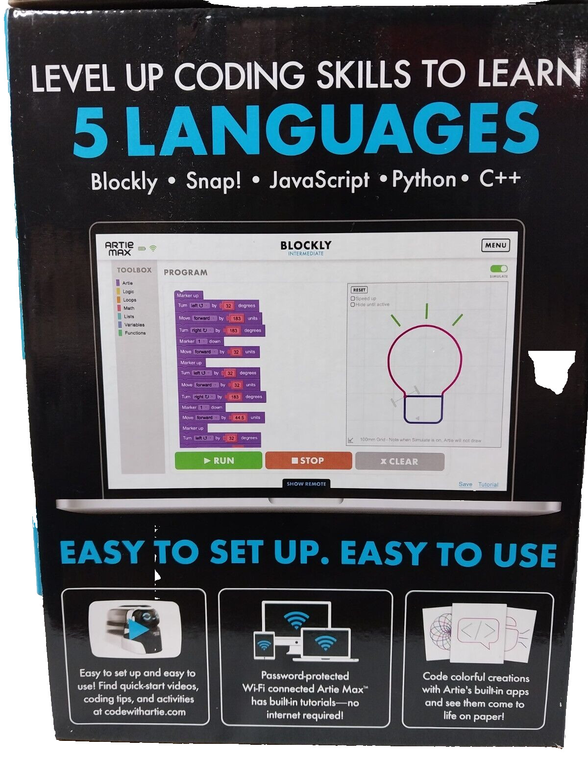 New! Educational Insights Artie Max The Wi-Fi Robot That Teaches Coding SEALED