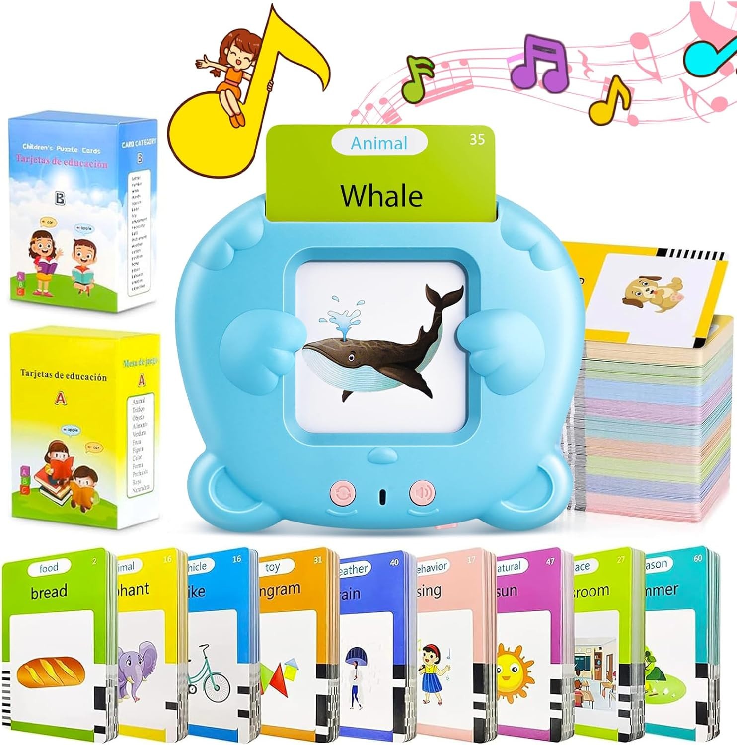 English Talking Flash Cards 510 Sight Words Learning Toy for Kids