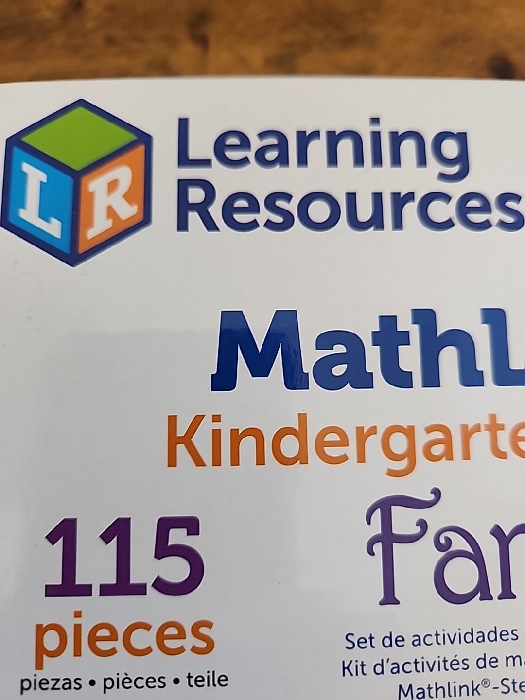 Learning Resources MathLink Cubes Play Learn Activity Set 115 Piece Ages 5+ STEM