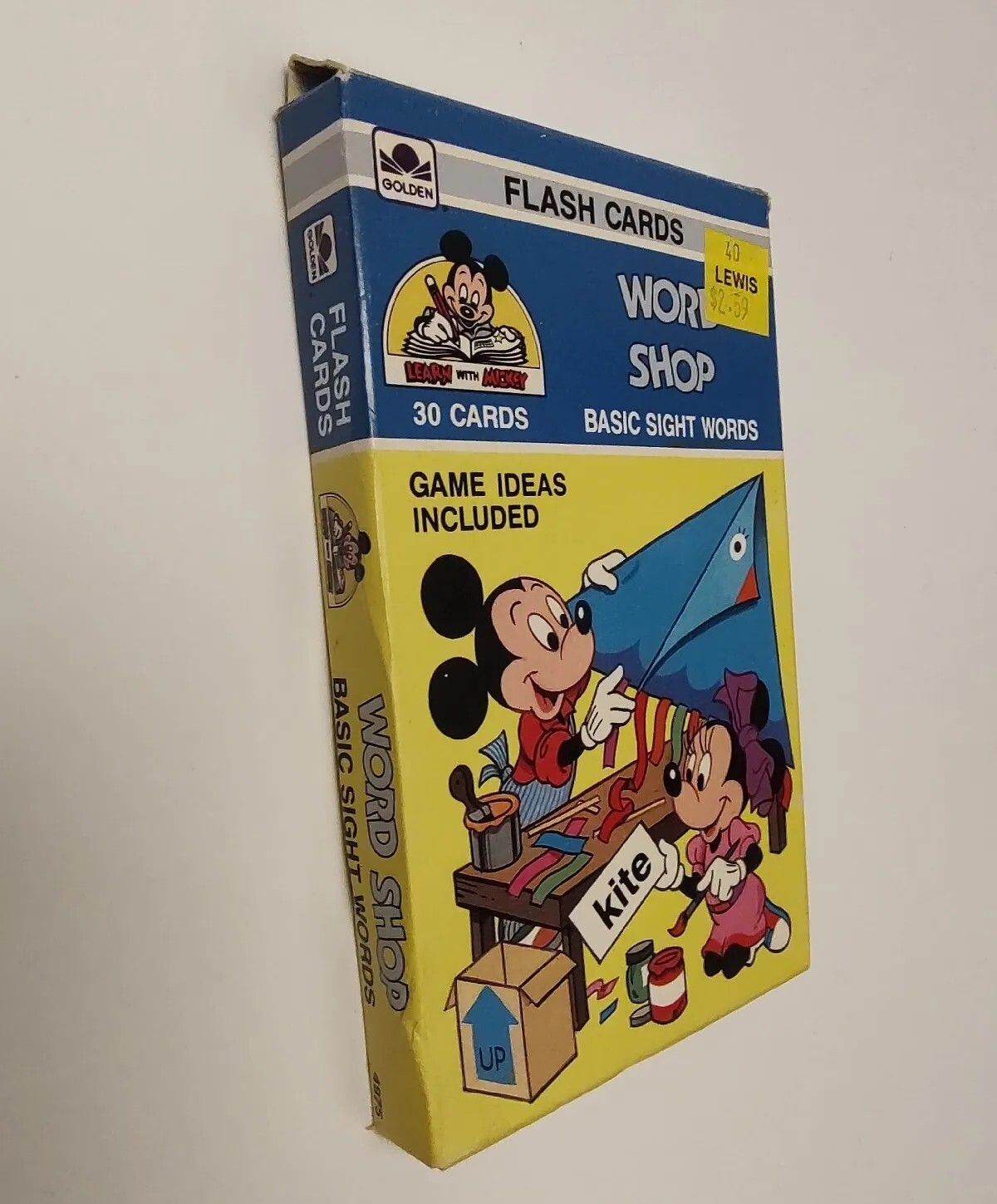 Vintage GOLDEN STEP AHEAD Phonics Flash Cards (1989)