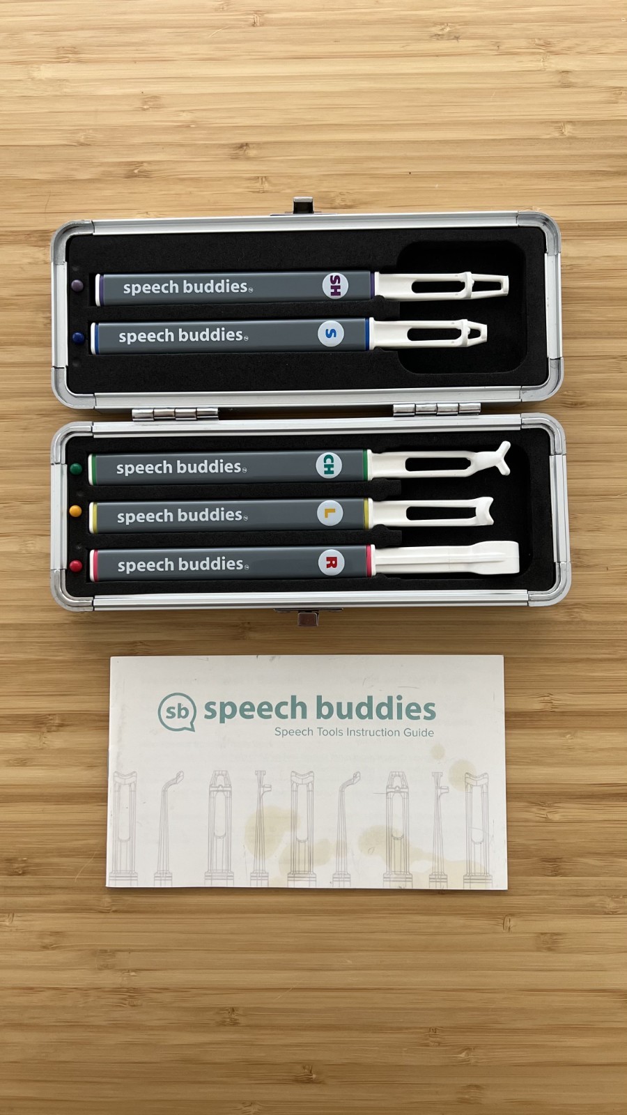 Speech Buddies Professional Set of 5 — Complete with Aluminum Case & Instruction