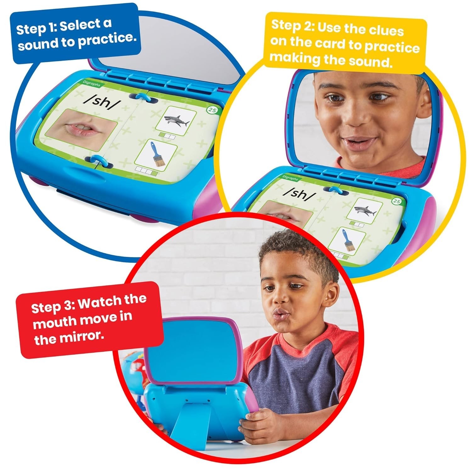 Mirror My Sounds Phoneme Set, Letter Sounds Flash Cards, Toddler Speech Thera…