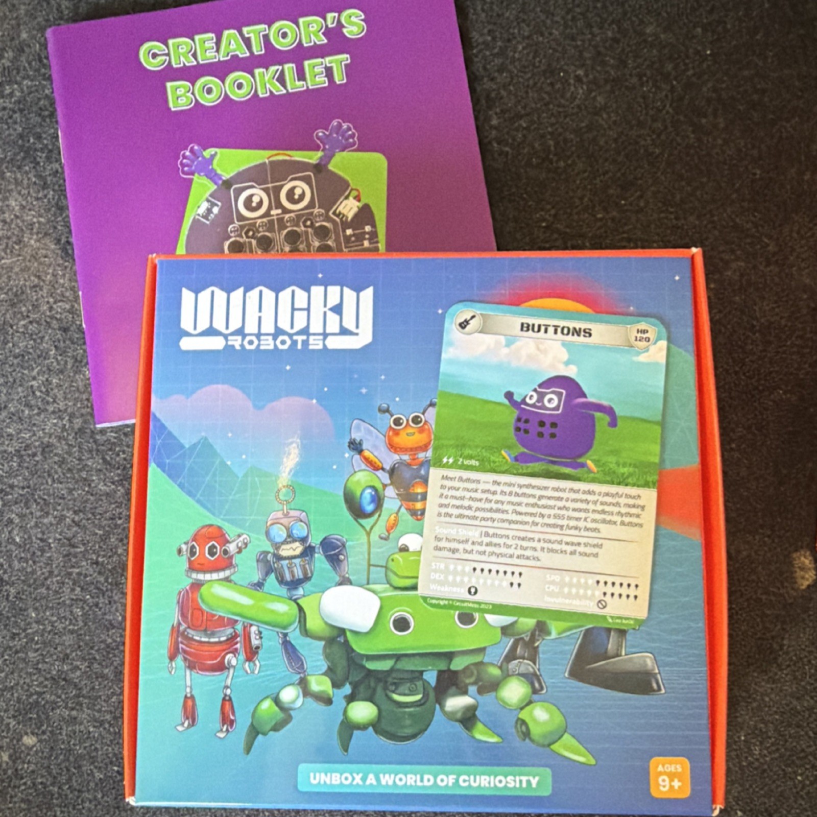 CircuitMess BUTTONS Wacky Robots Edu Soldering Kit Multicolor 2023 Ages 9+