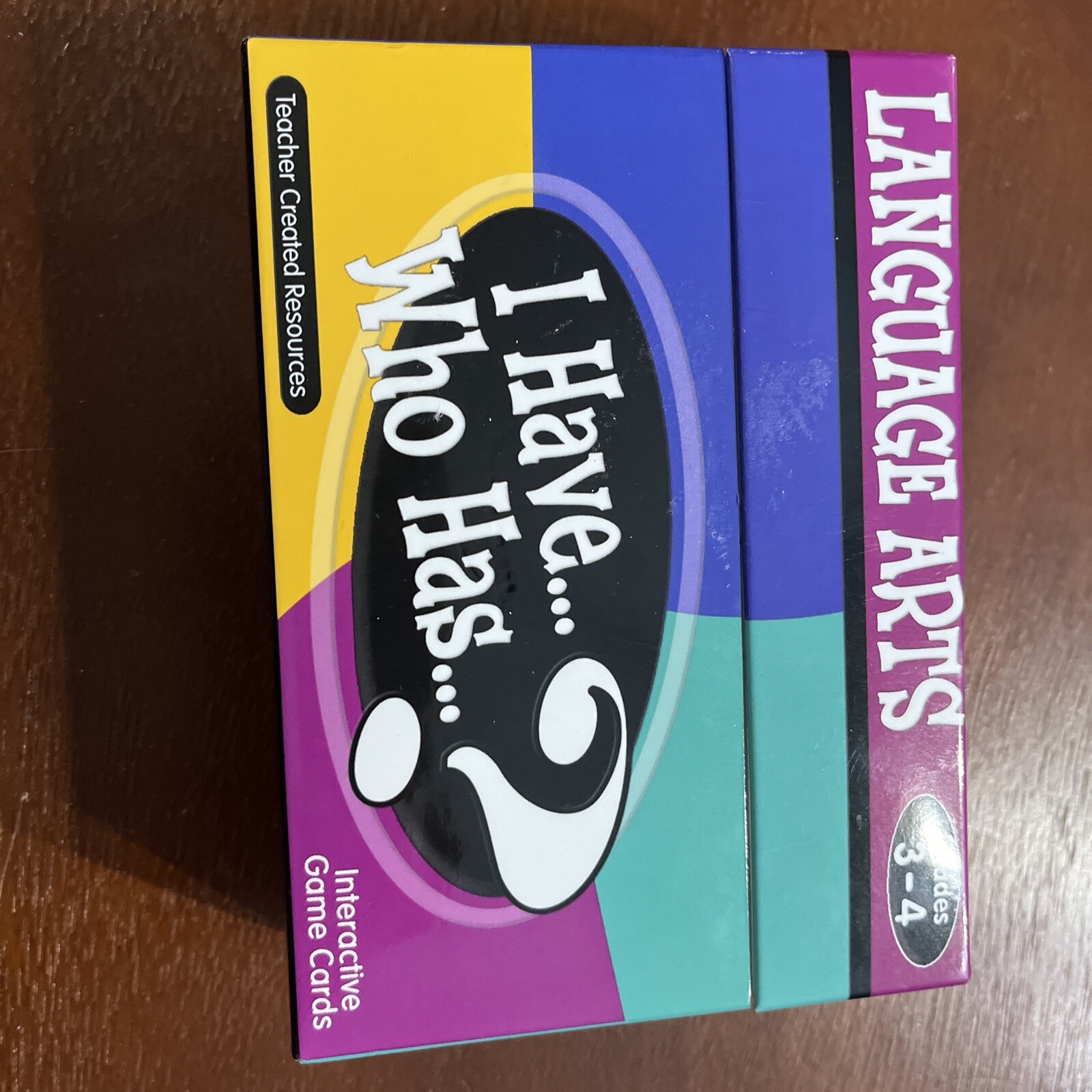Teacher Created Resources I Have Who Has Language Arts Game Grade 3-4 Complete
