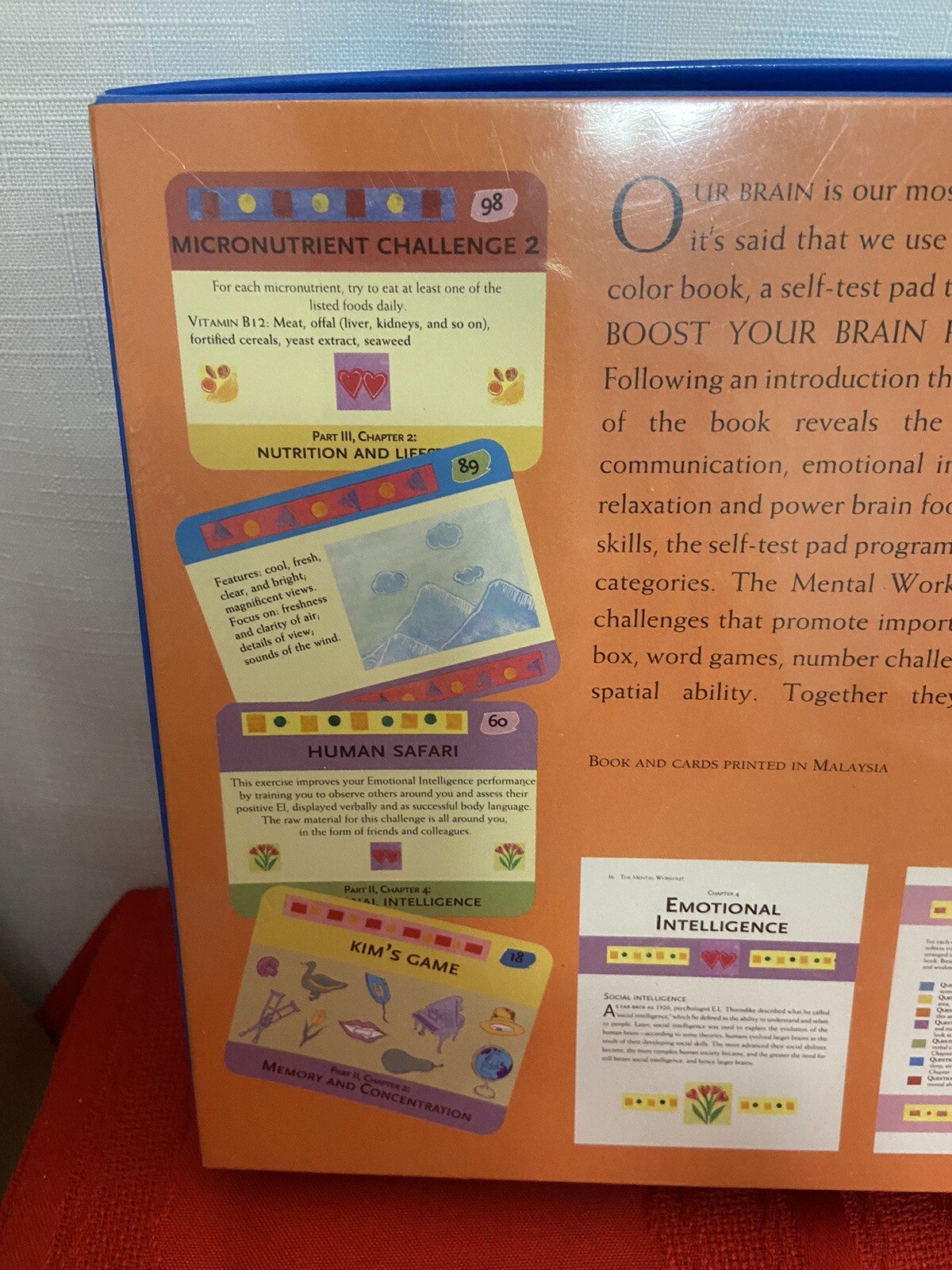 Boost Your Brain Power Game For Mental Skills Joey Levy New SEALED
