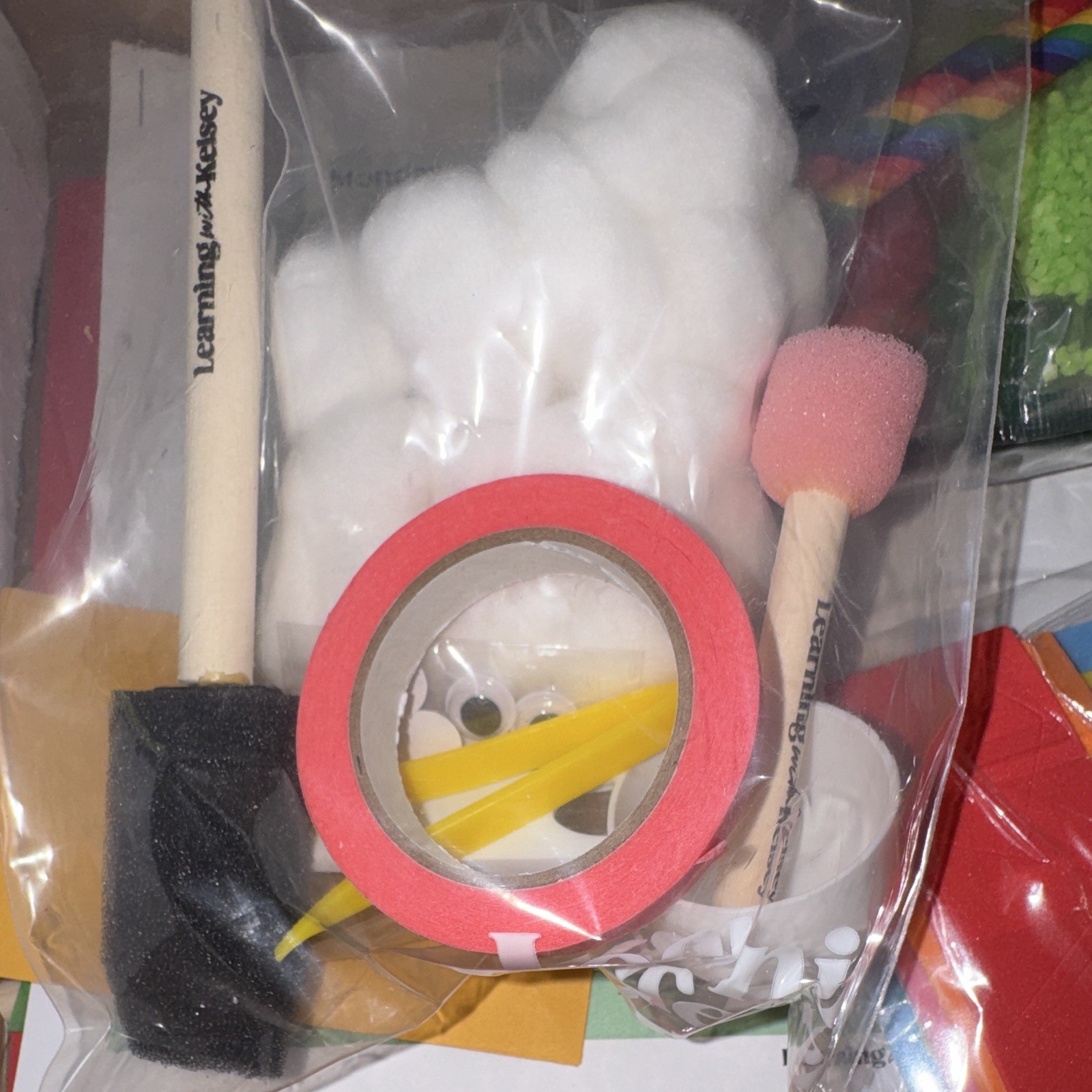 Learning with Kelsey Educational Arts & Crafts Activity Kit, Toddler/Preschool