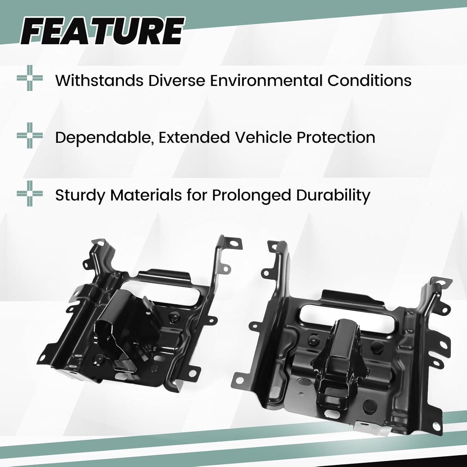 Front Bumper Bracket Compatible with 2013-2018 Ram 1500 and 2019-2022 Ram 1500