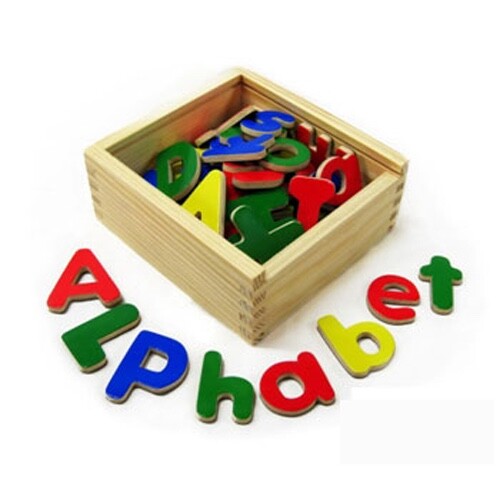 Wooden Magnetic Alphabet by Viga Toys