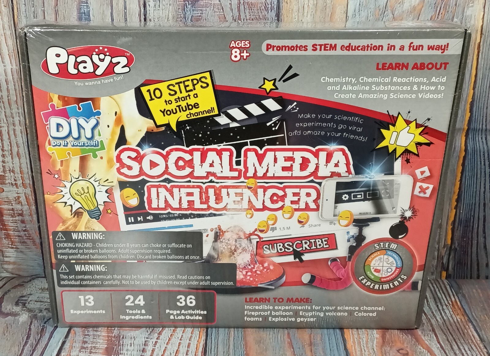 Playz Social Media Influencer – STEM education in a fun way! BRAND NEW