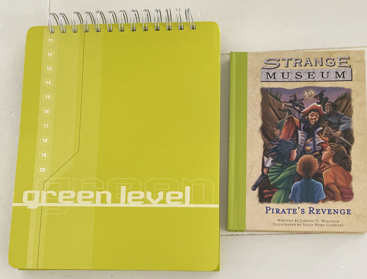 Hooked On Phonics Master Reader Green Level Easel Book Story Cards Pirates Reven