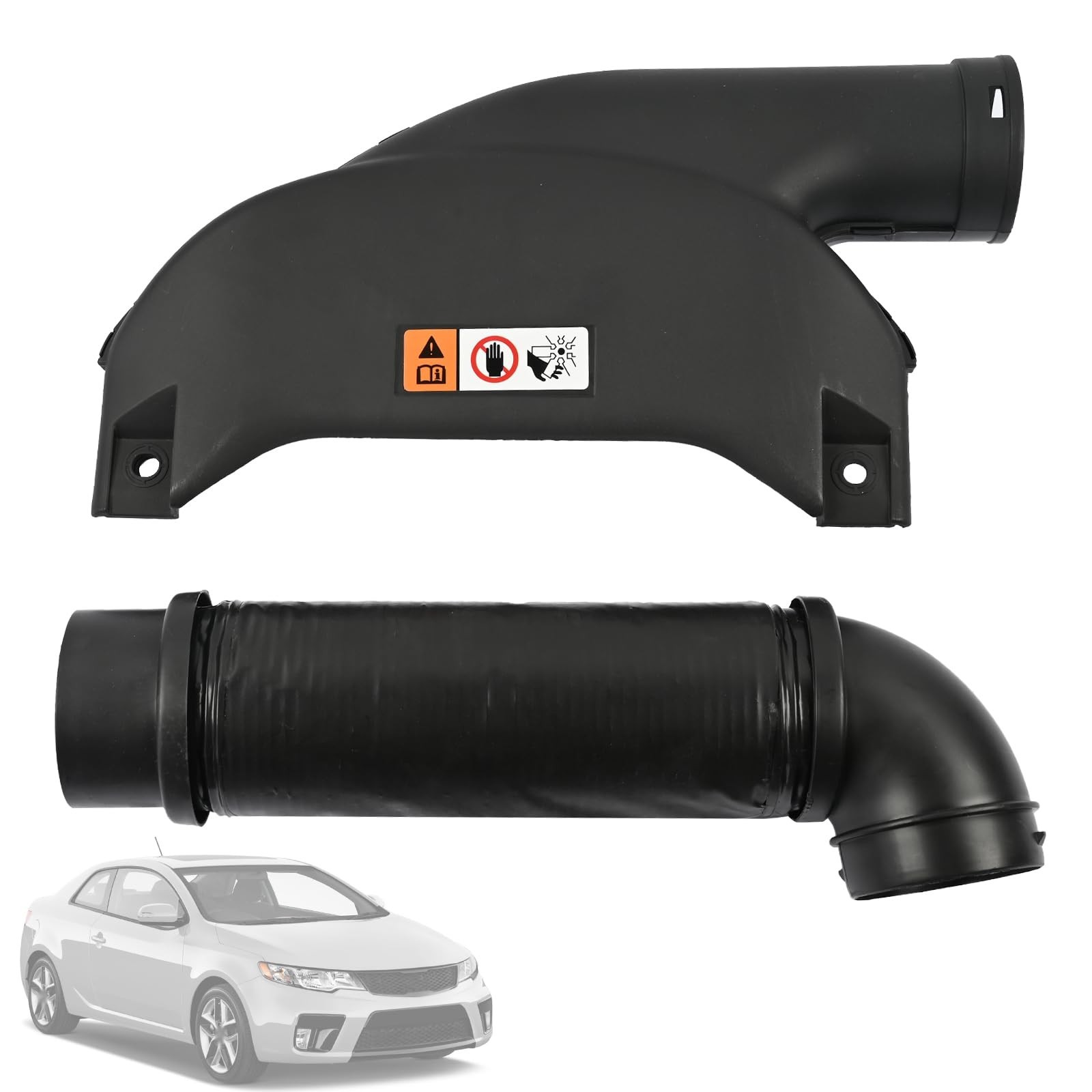 Air Cleaner Intake Inlet Duct Hose Compatible with Kia Forte 2010 2011 2012 2…