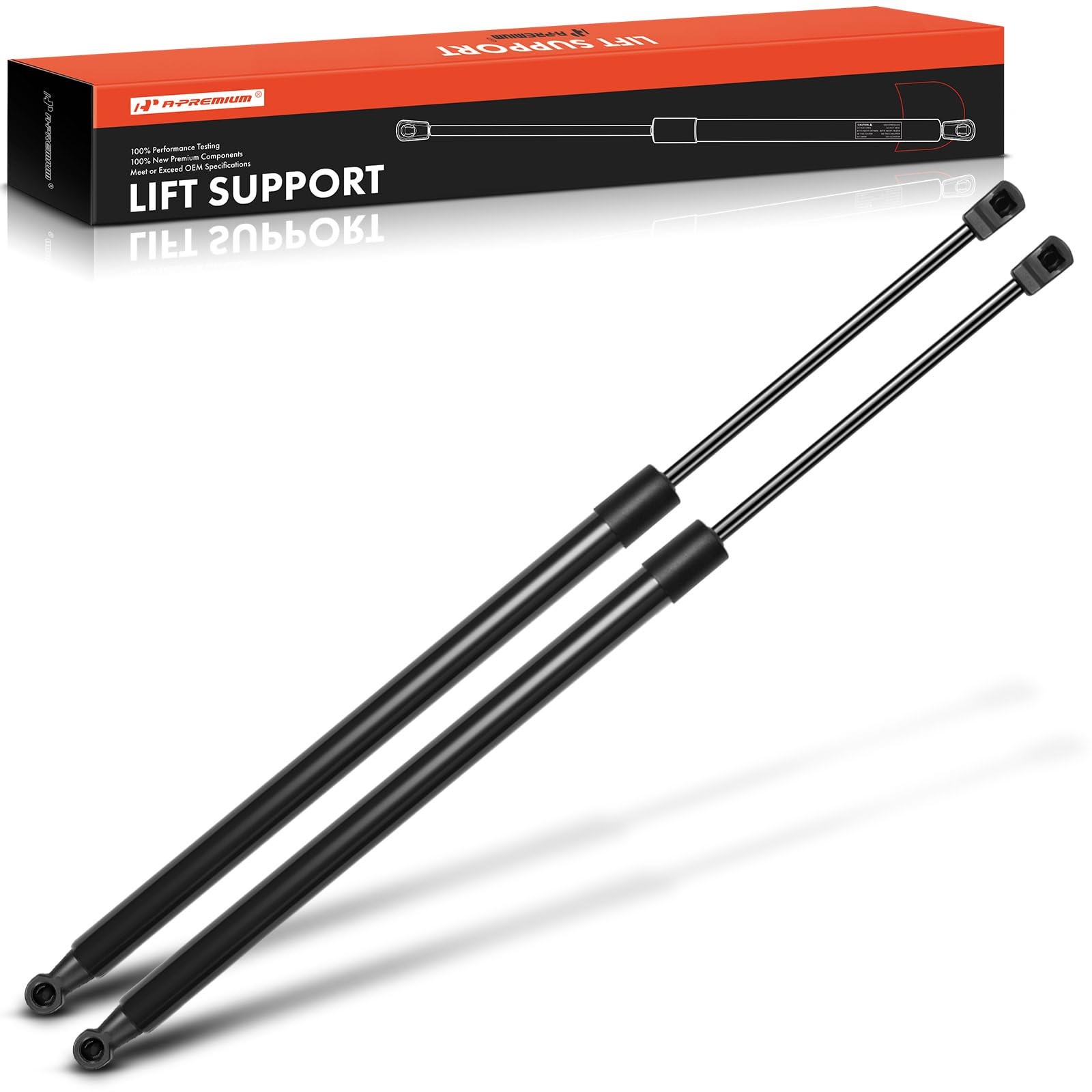 A-Premium Rear Liftgate Struts Tailgate Lift Supports Shock Compatible Black
