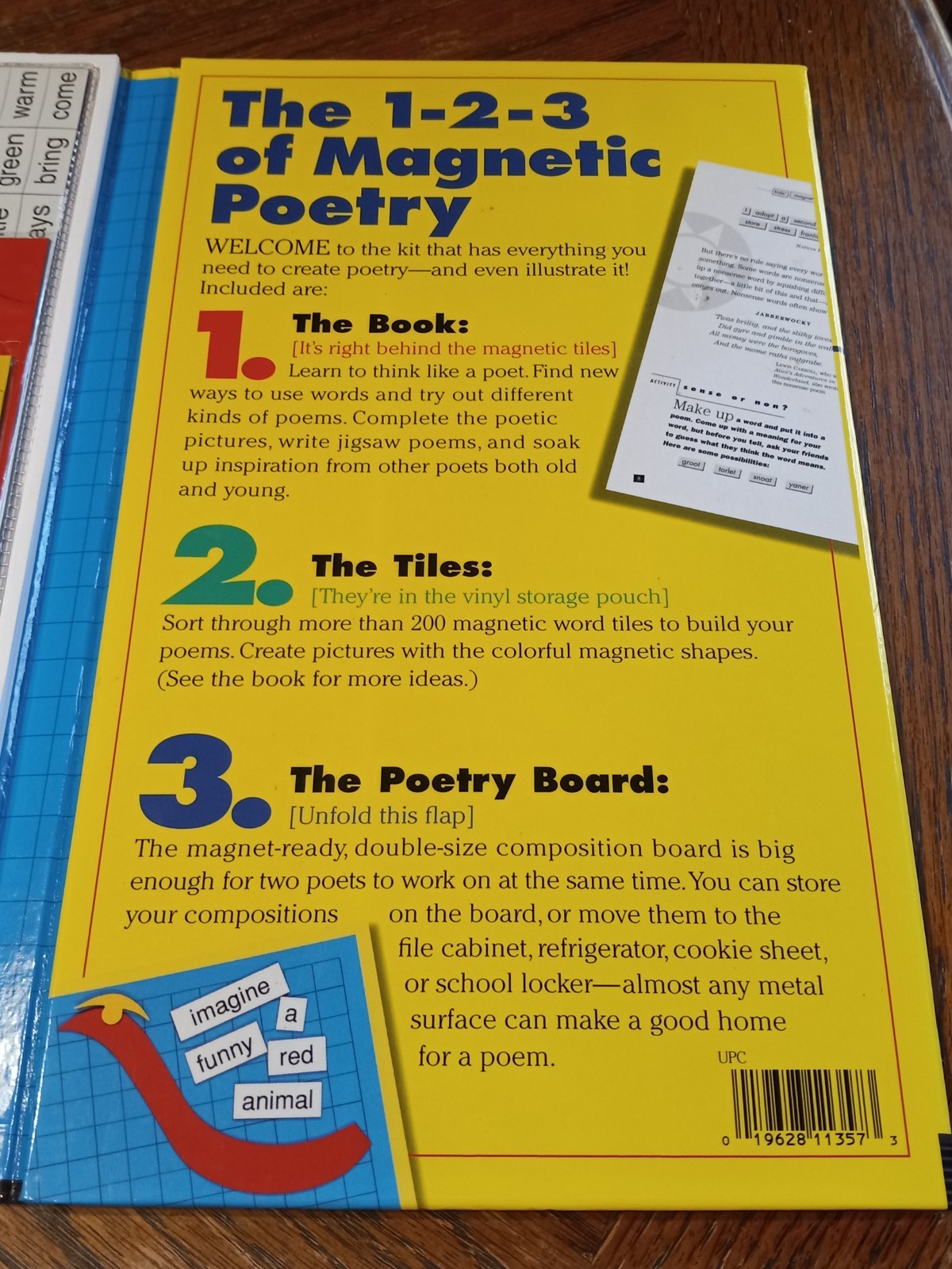 Kids Magnetic Poetry Book and Creativity Kit for ages 9 and up BRAND NEW!!!!