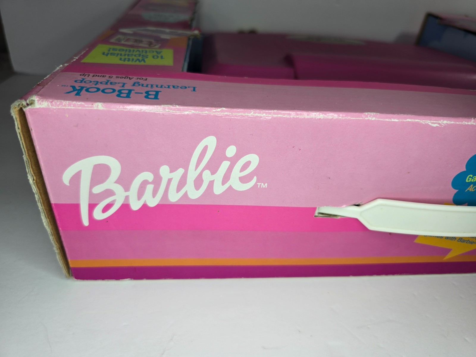 Barbie B-Book Learning Laptop Mattel 60 Games & Activities Y2K Toy 2003 – NIB