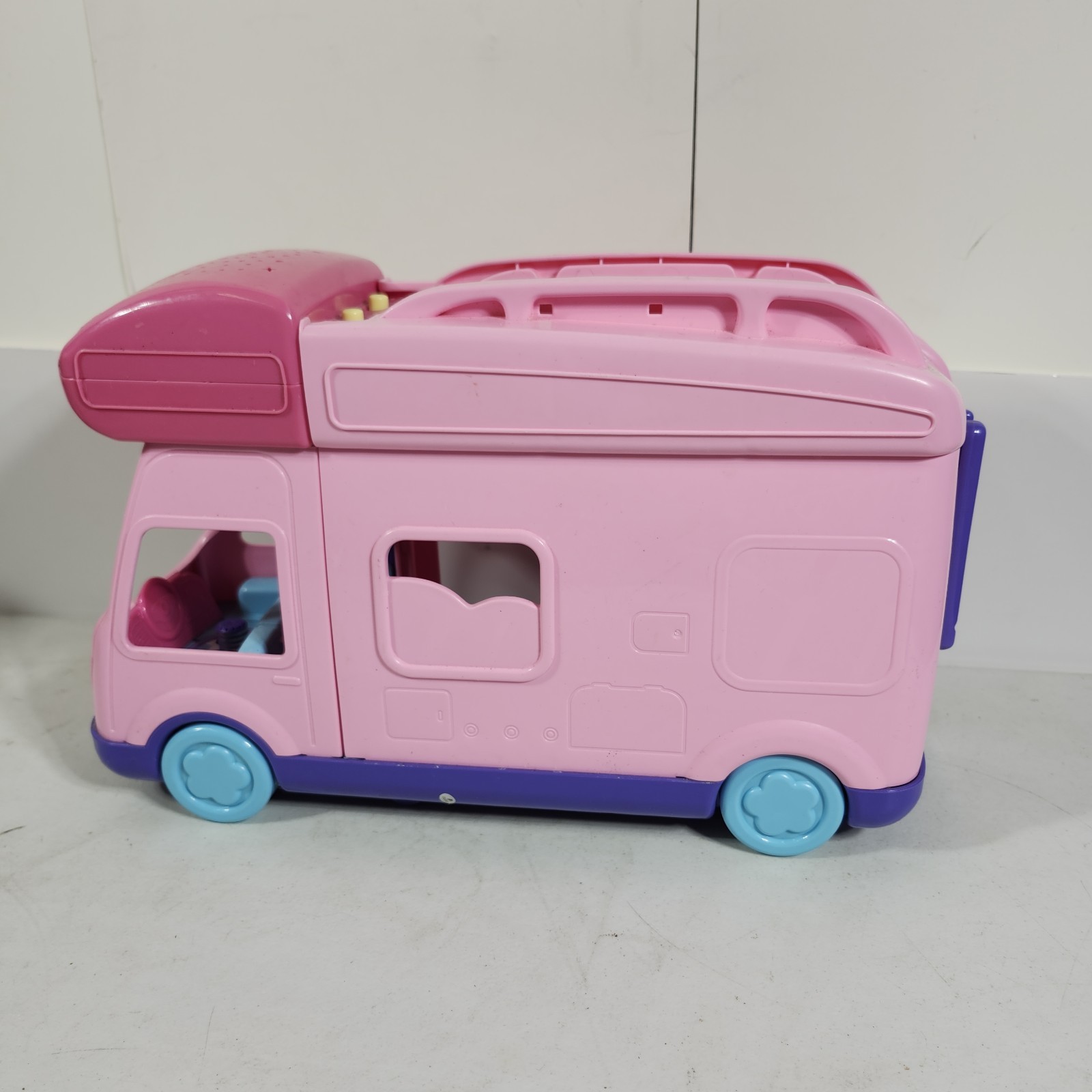 VTech Starlight Vacation Camper Pink Teaching Kids Toy Vehicle Tested Works