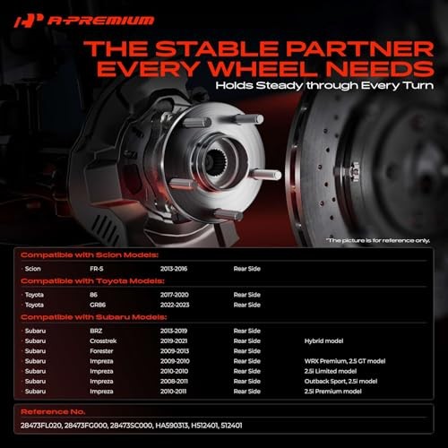 A-Premium Rear Wheel Hub Bearing Subaru Toyota