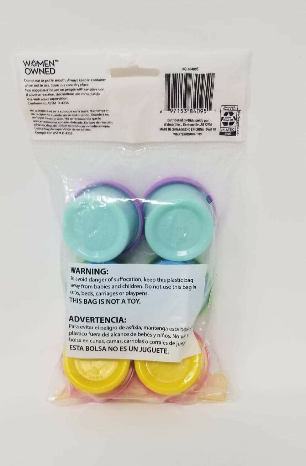 NIP Way To Celebrate 6 Easter Fun Dough With Stampers Pink Purple Green Ages 3+