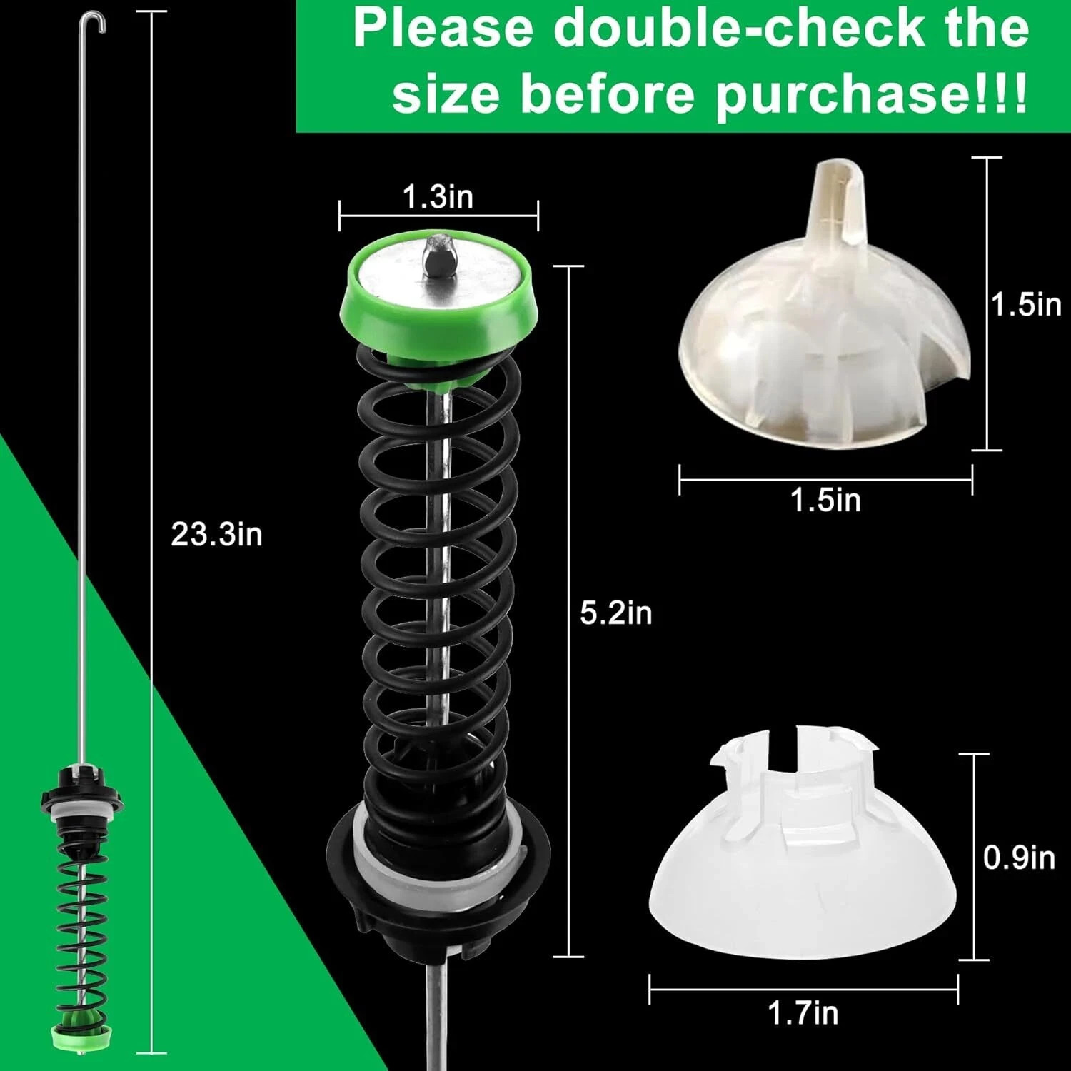 【2025 Upgraded】Suspension Rod Kit for Whirlpool May.tag Ke.nmore MVWC565FW1