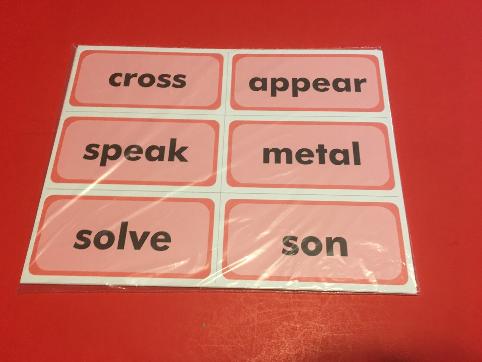 Fry’s Seventh Hundred Words – PRINTED & UNCUT – Sight Word Flash Cards
