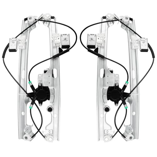 Front Driver Passenger Side Power Window Regulator w/Motor for 1999 2000 2001
