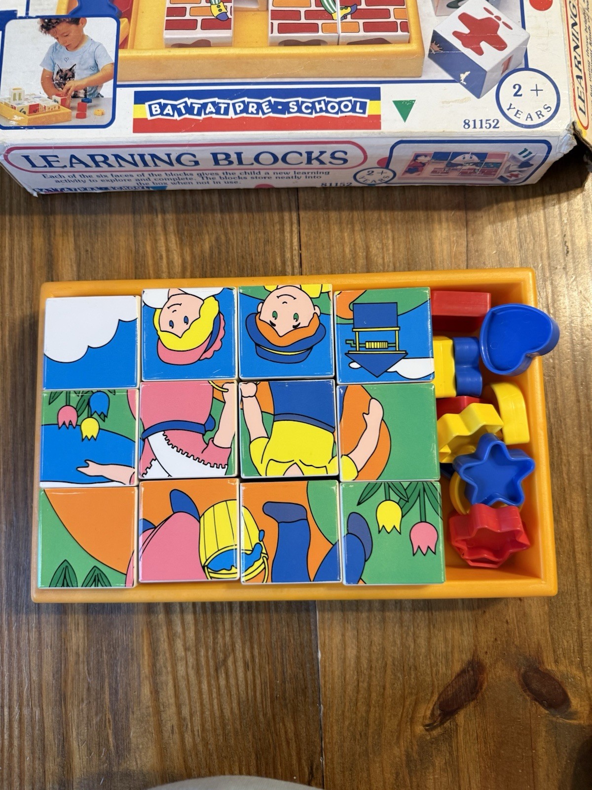Battat Pre School Learning Blocks 6 Different Activities Puzzles Humpty Dumpty