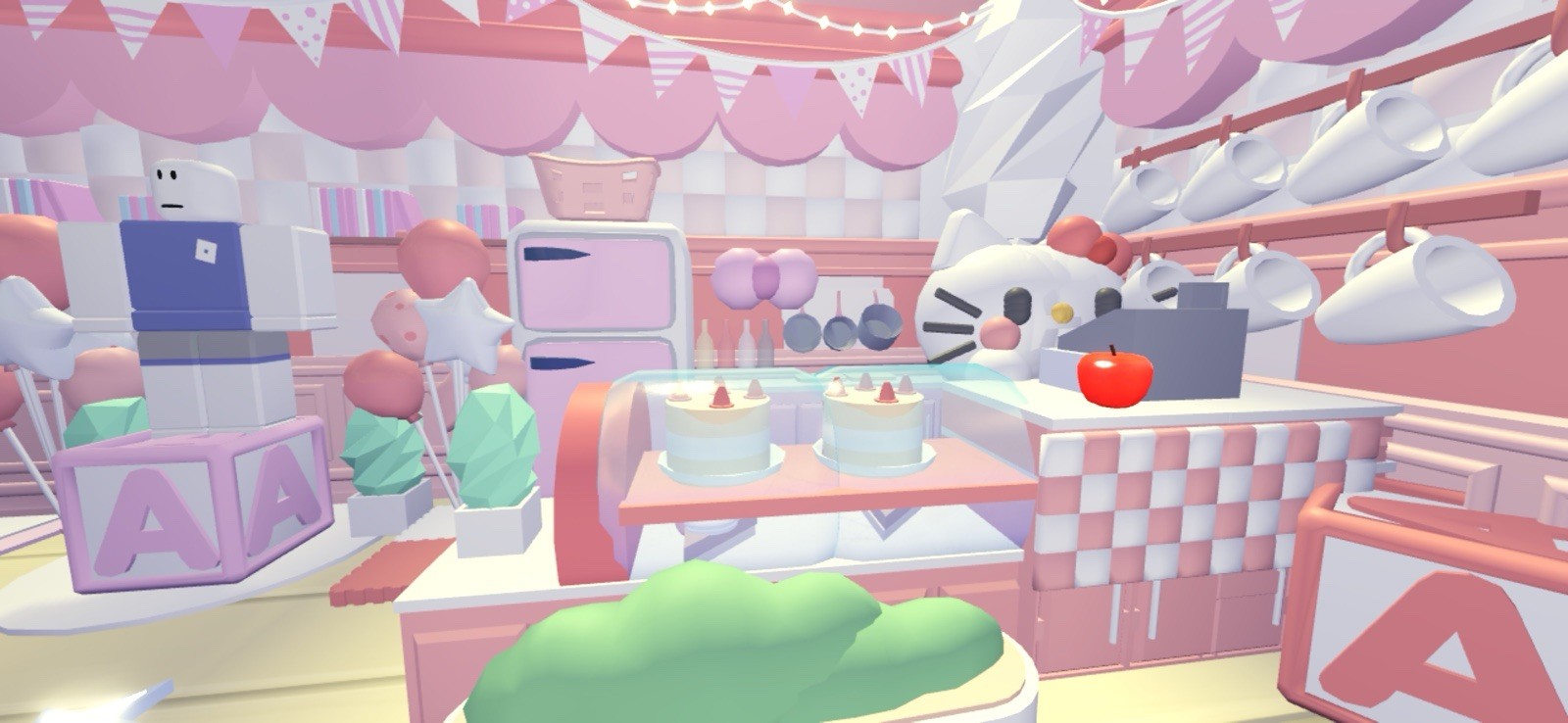 Hello Kitty Themed Cafe❤️Glitch Build House ❤️ Adopt Me Home