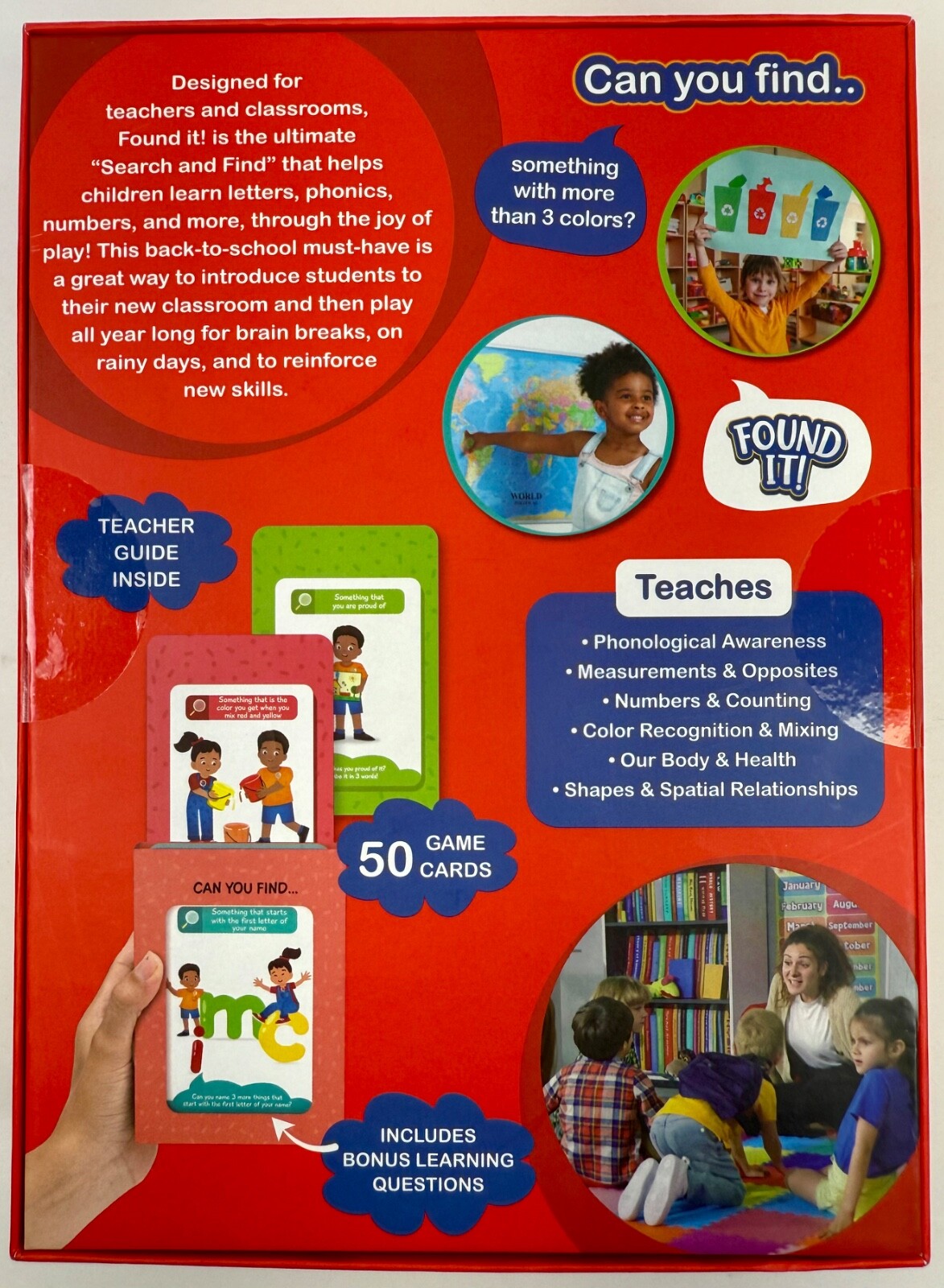 Skillmatics The Smart Scavenger Hunt Found It In The Classroom Ages 4-7 Years