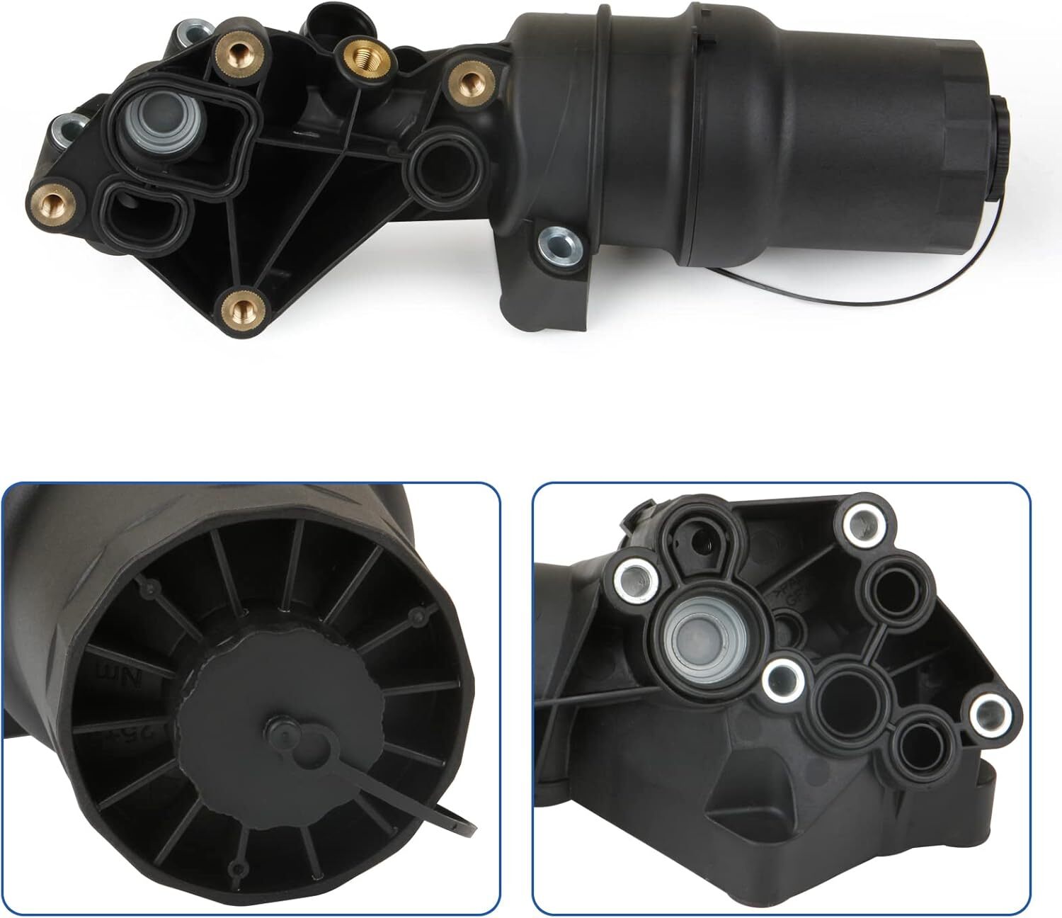 MITZONE Oil Cooler Filter Housing Compatible with 2005-2014 Volkswagen Beetle