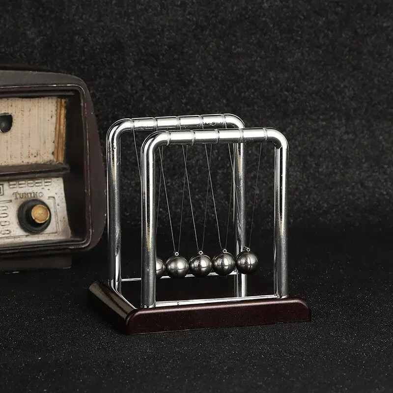 Newton’s Cradle Balance Steel Ball Teaching Supplies Physics Science Pendulum