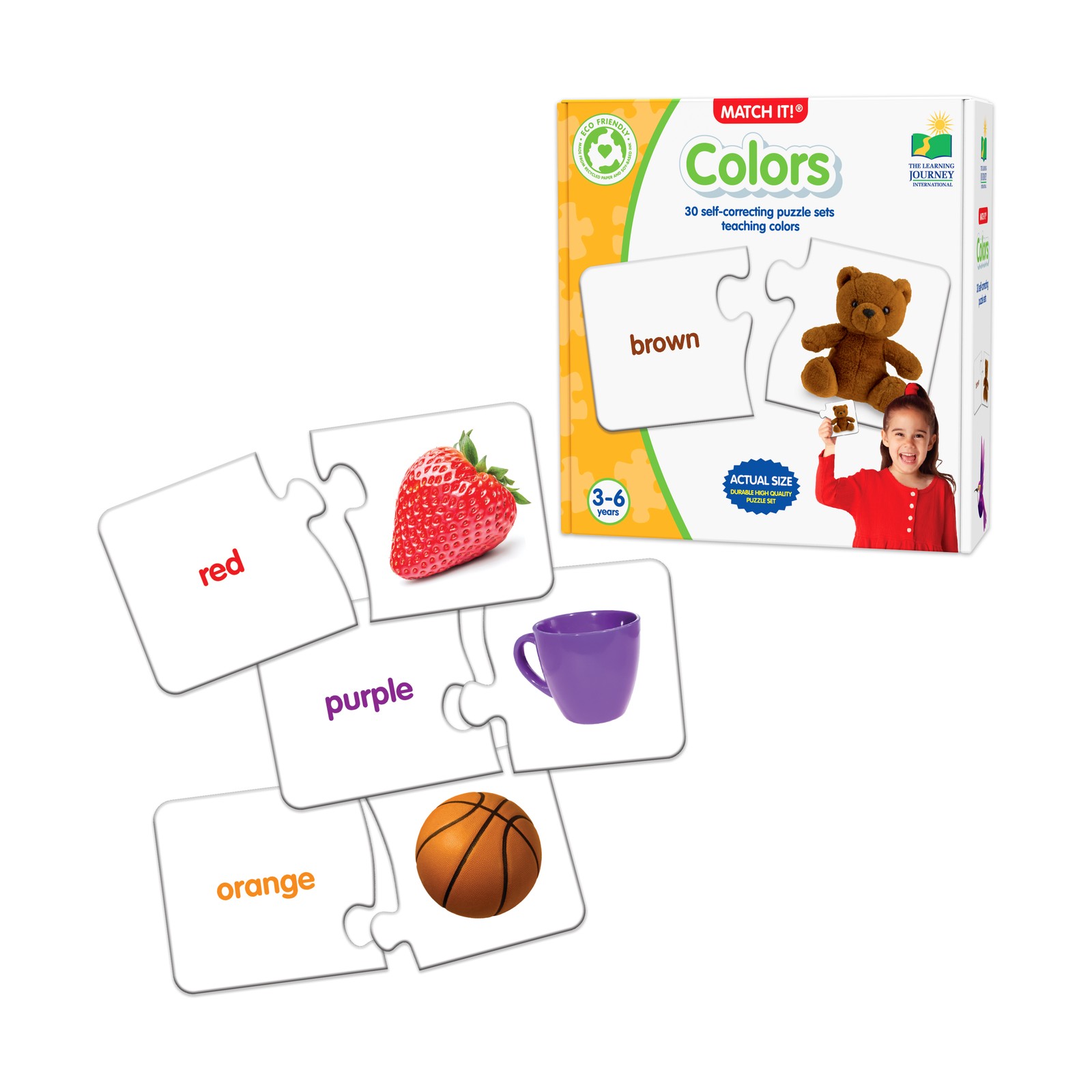 New – The Learning Journey Match It! – Colors – Ages 3-6 | 1+ players