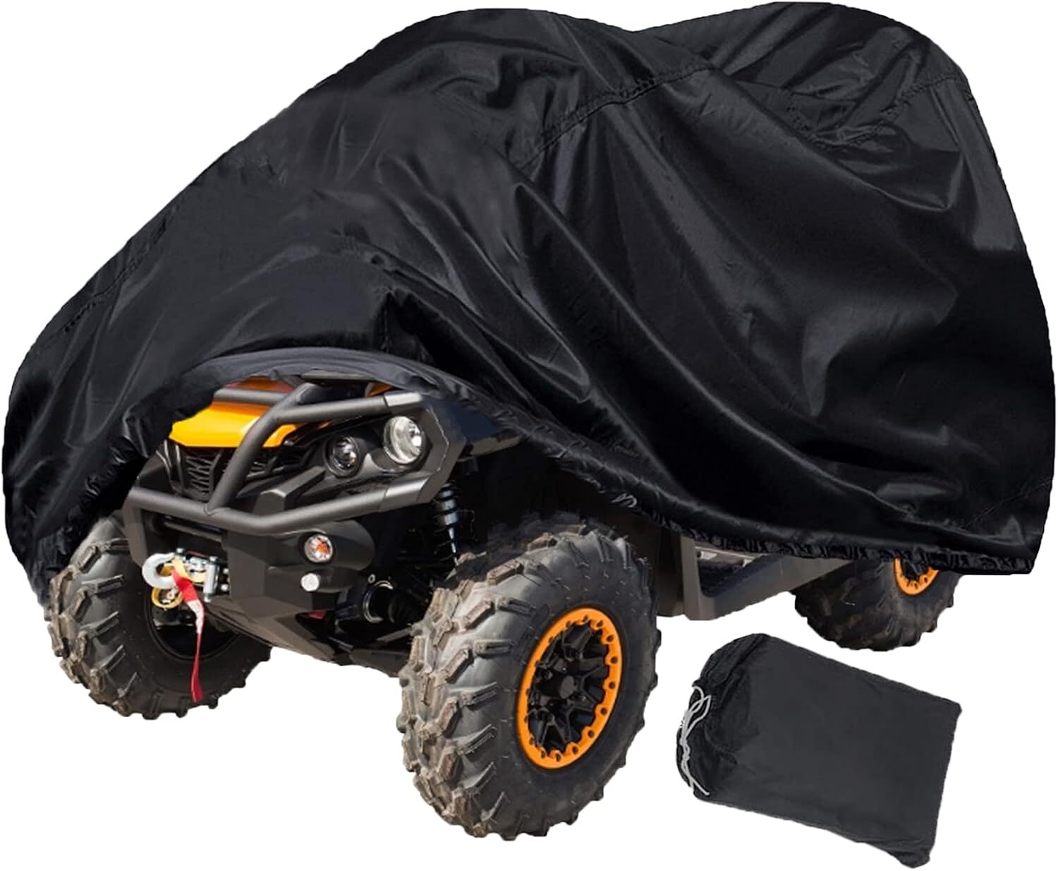 Indeed BUY ATV Cover with Buckle Waterproof, 420D Heavy Duty Ripstop Protects 4