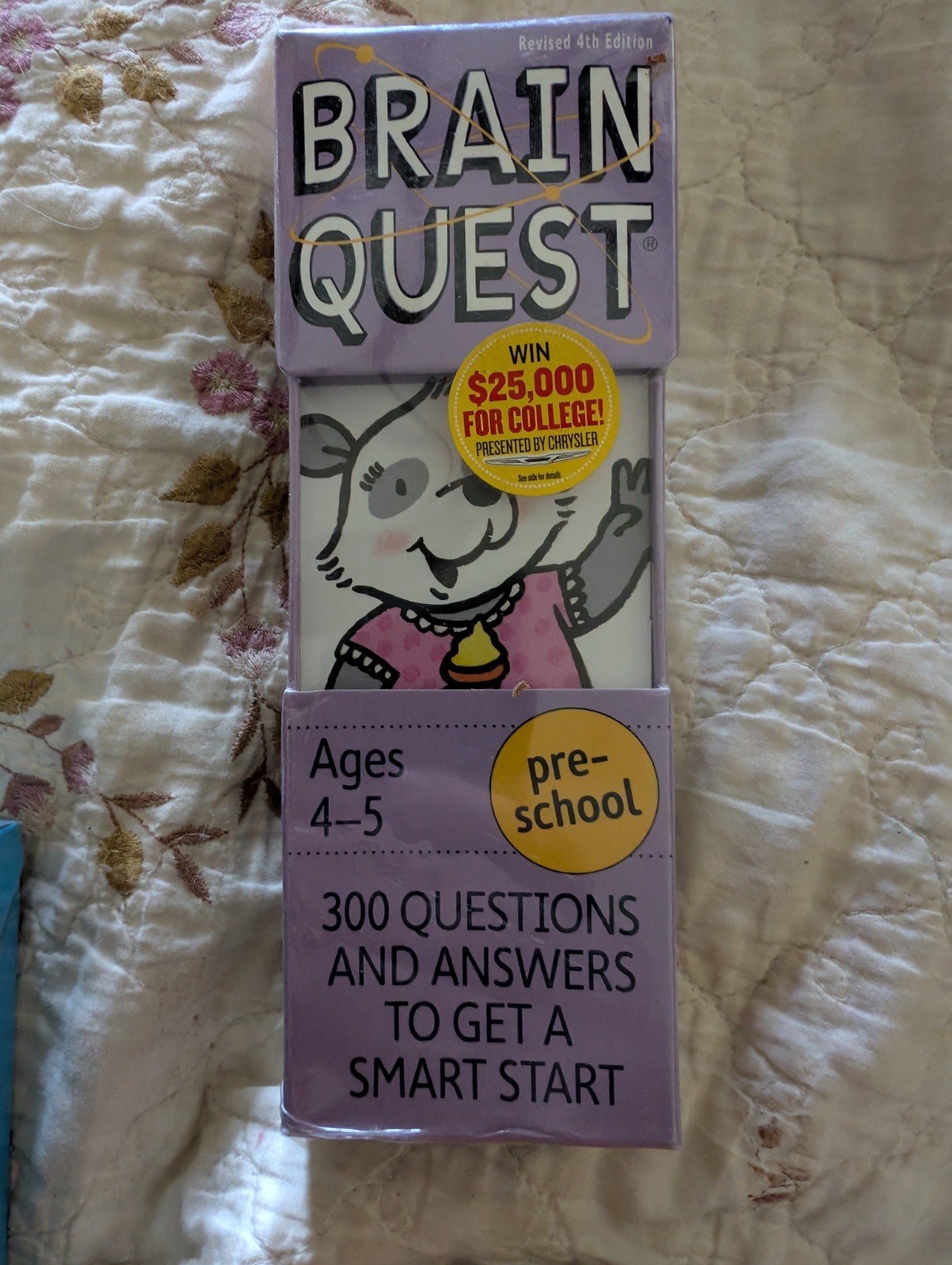 Set Of 2 Brain Quest Card Sets. Level Pre-school And Grade 1