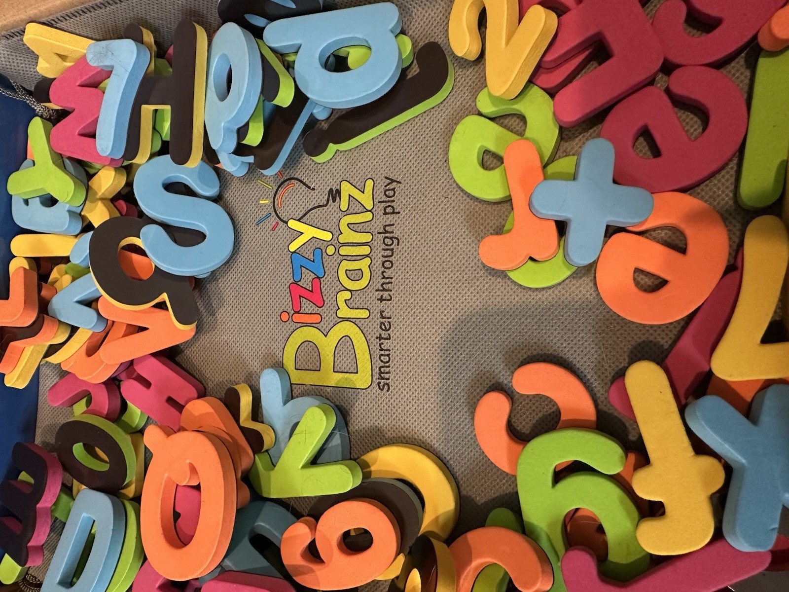 Bizzy Brain Smart Play With Magnetic Letters And Numbers