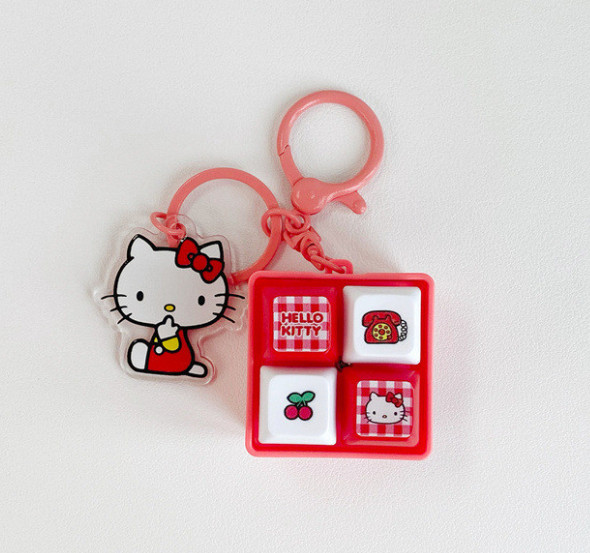 Hello Kitty Sanrio Keycap Fidget Clicker & Keychain Toy Stress Relief